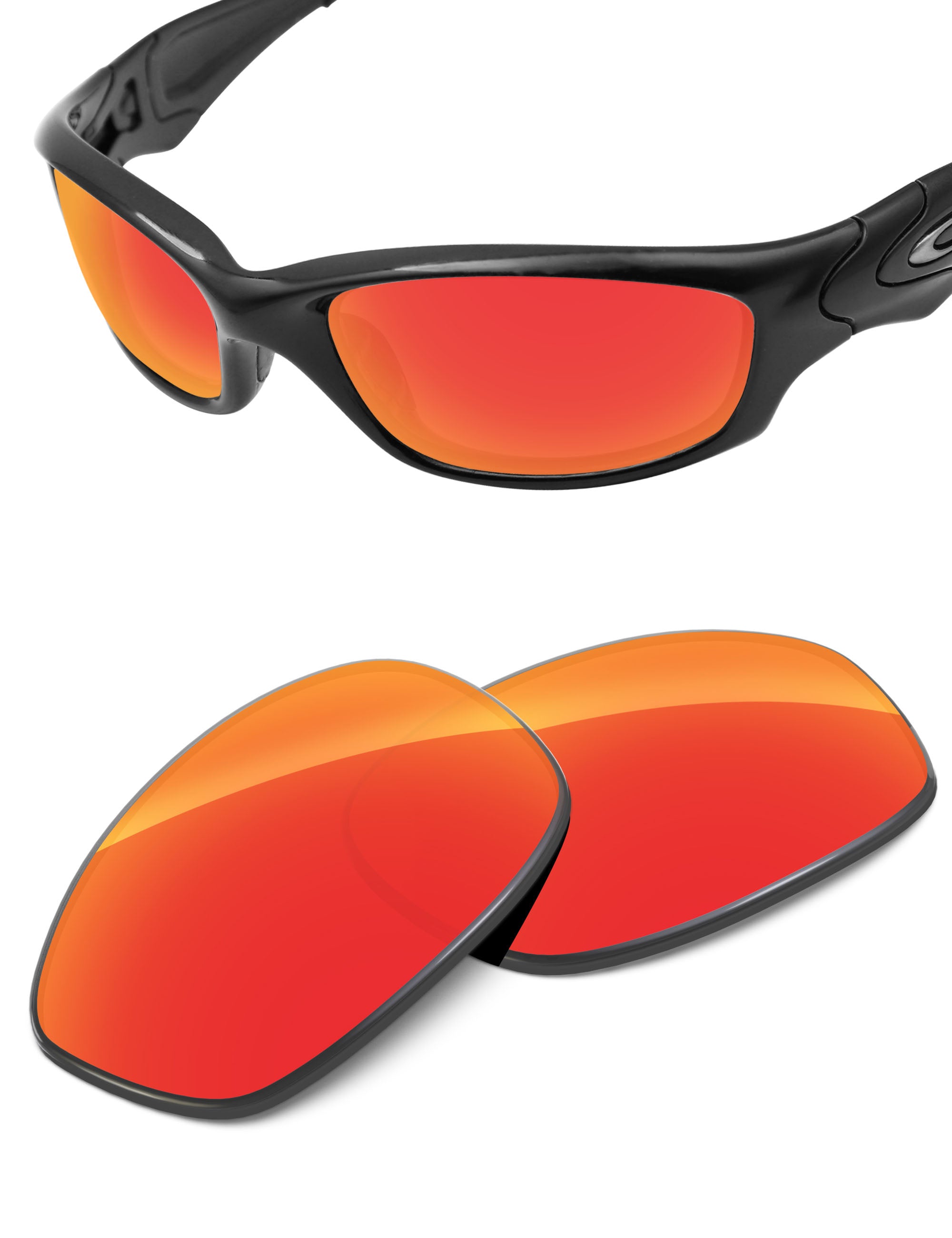 Fire Red FlashMirror™-Non-Polarized