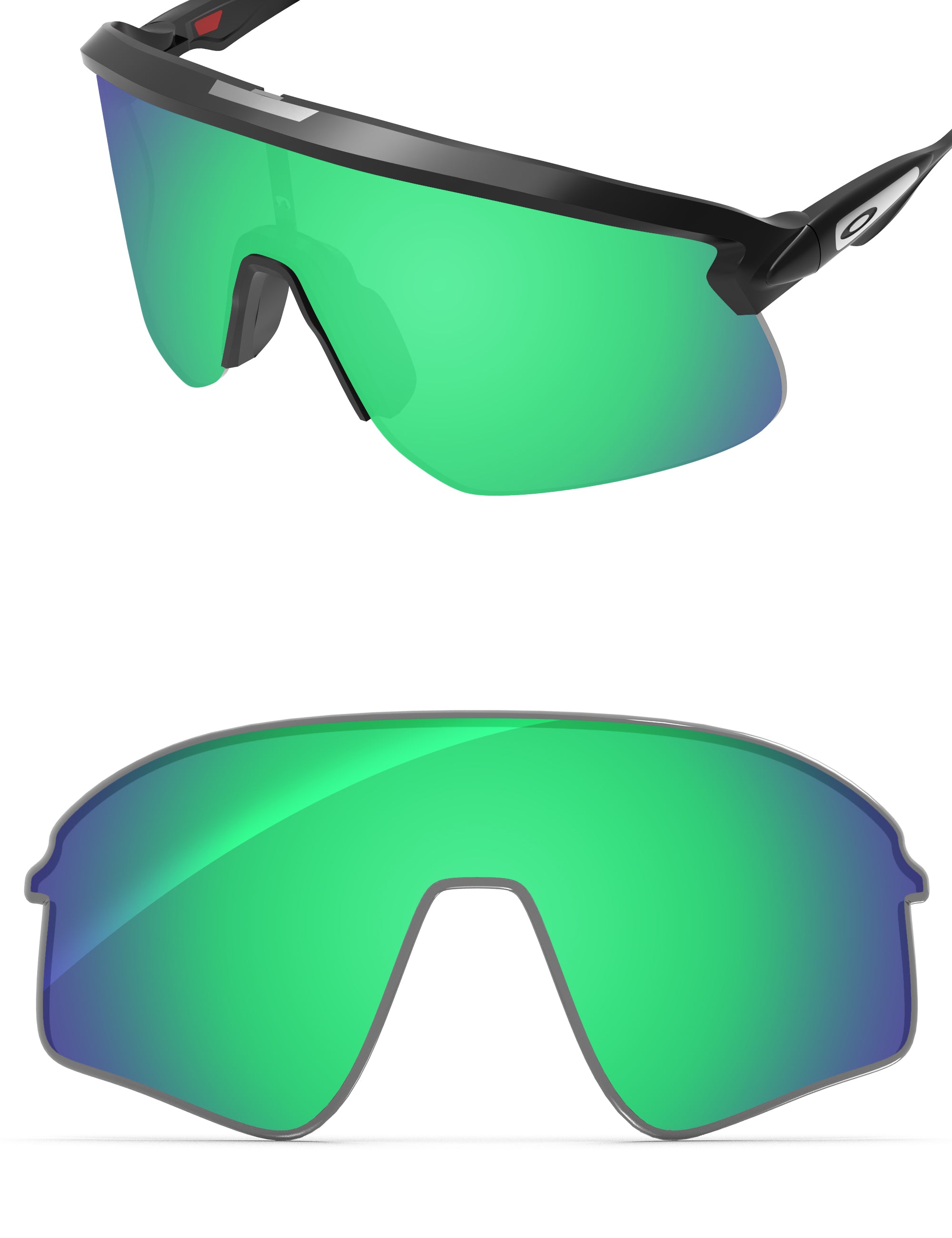 Emerald Green FlashMirror™-Non-Polarized