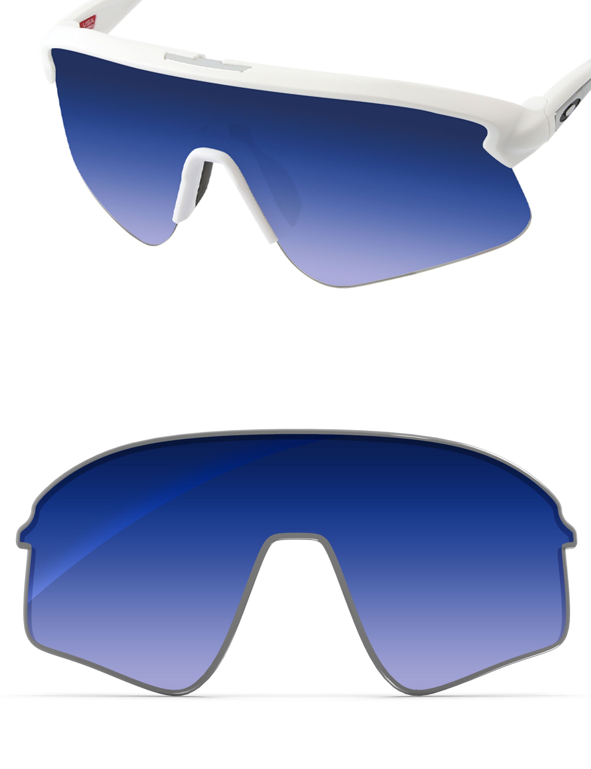 Aqua Blue Gradient-Non-Polarized