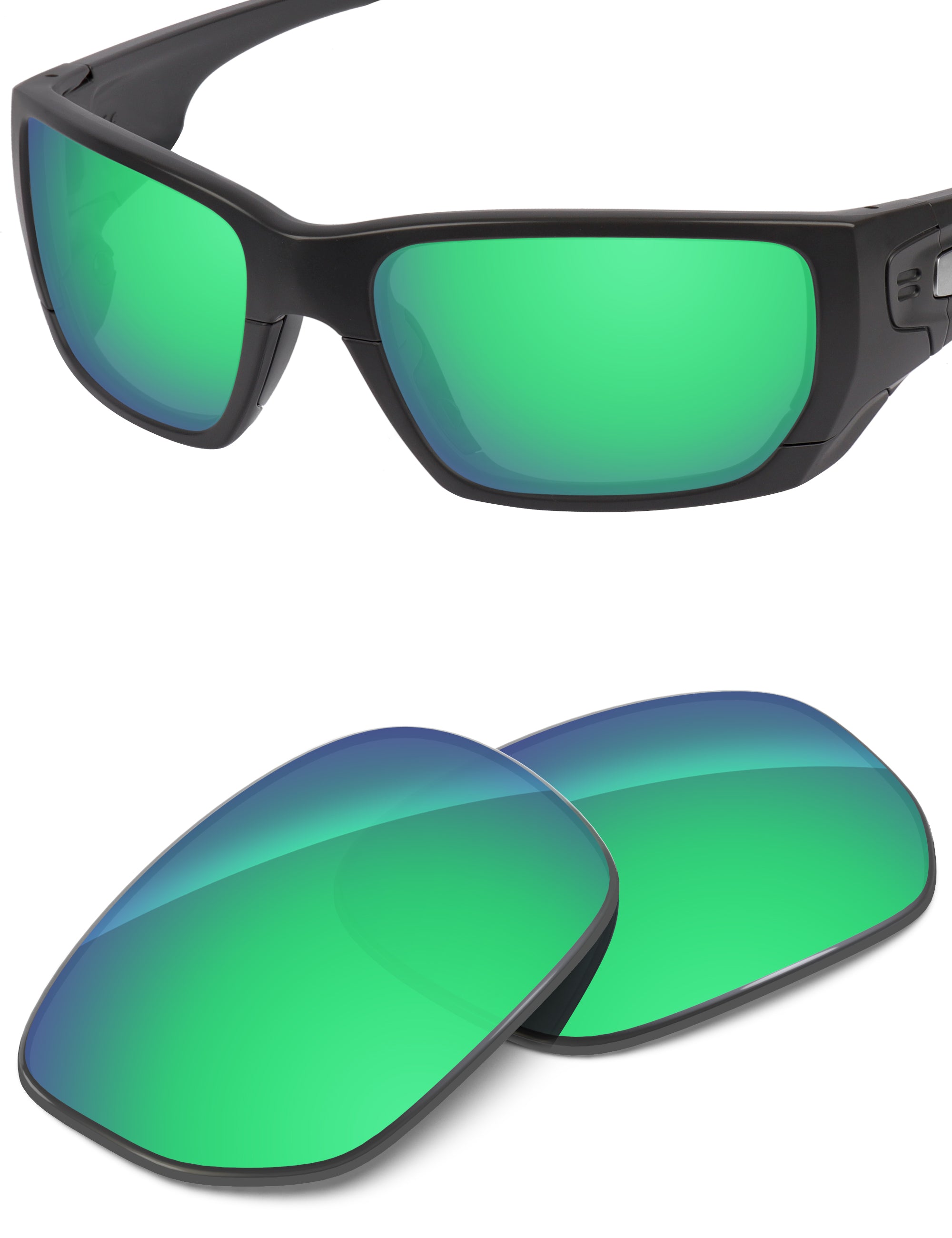 Emerald Green FlashMirror™-Non-Polarized