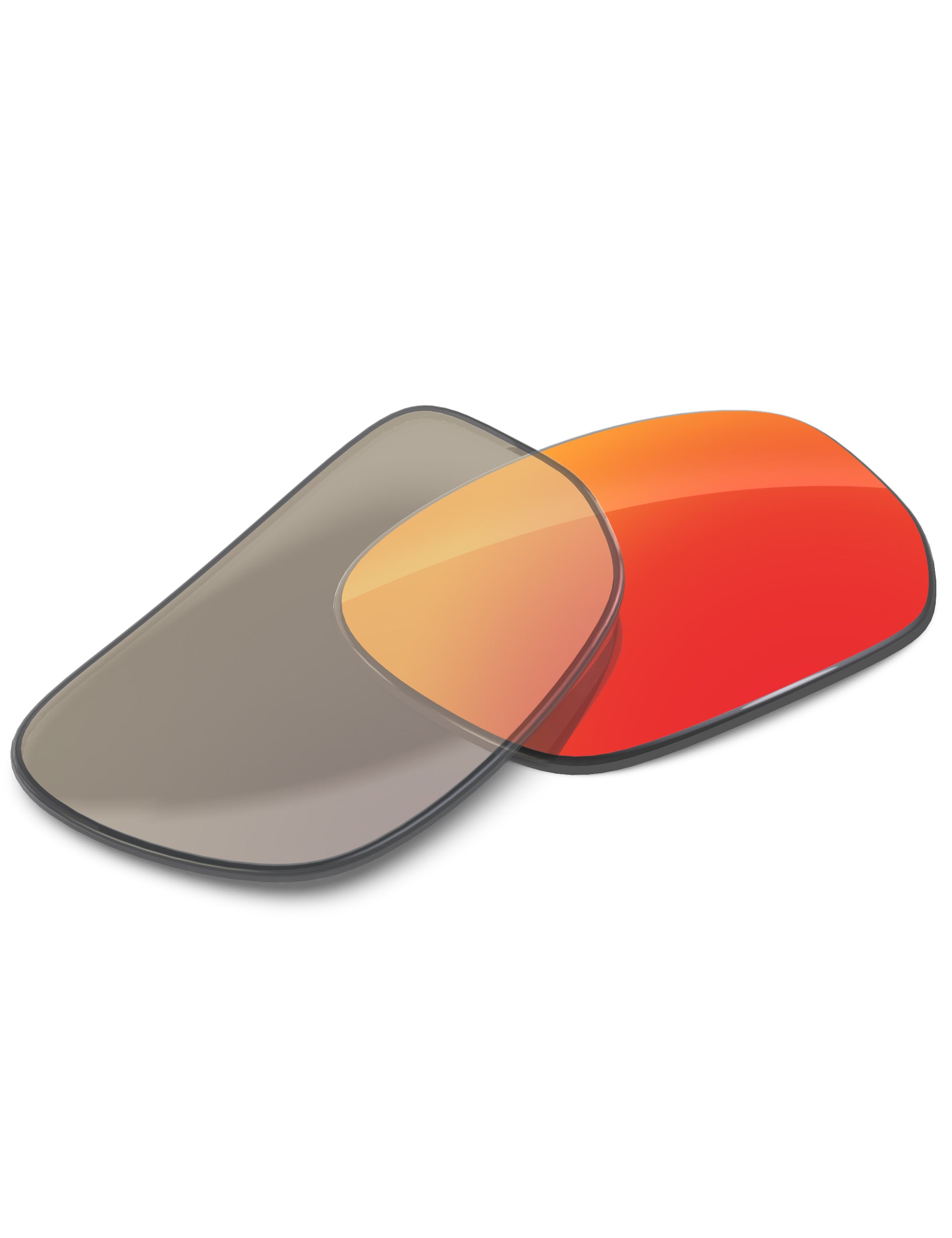 Fire Red FlashMirror™ Photochromic-Non-Polarized