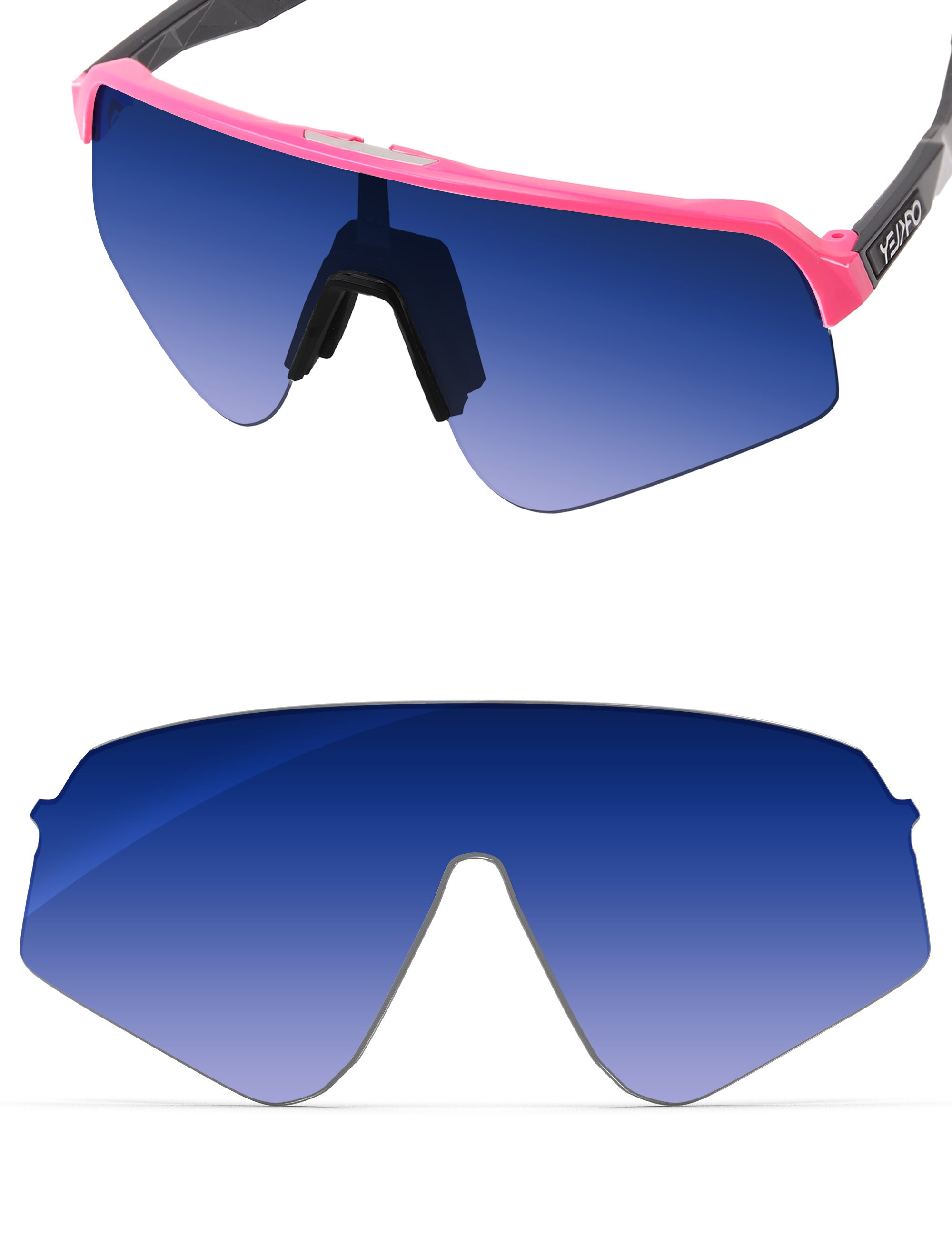 Aqua Blue Gradient-Non-Polarized