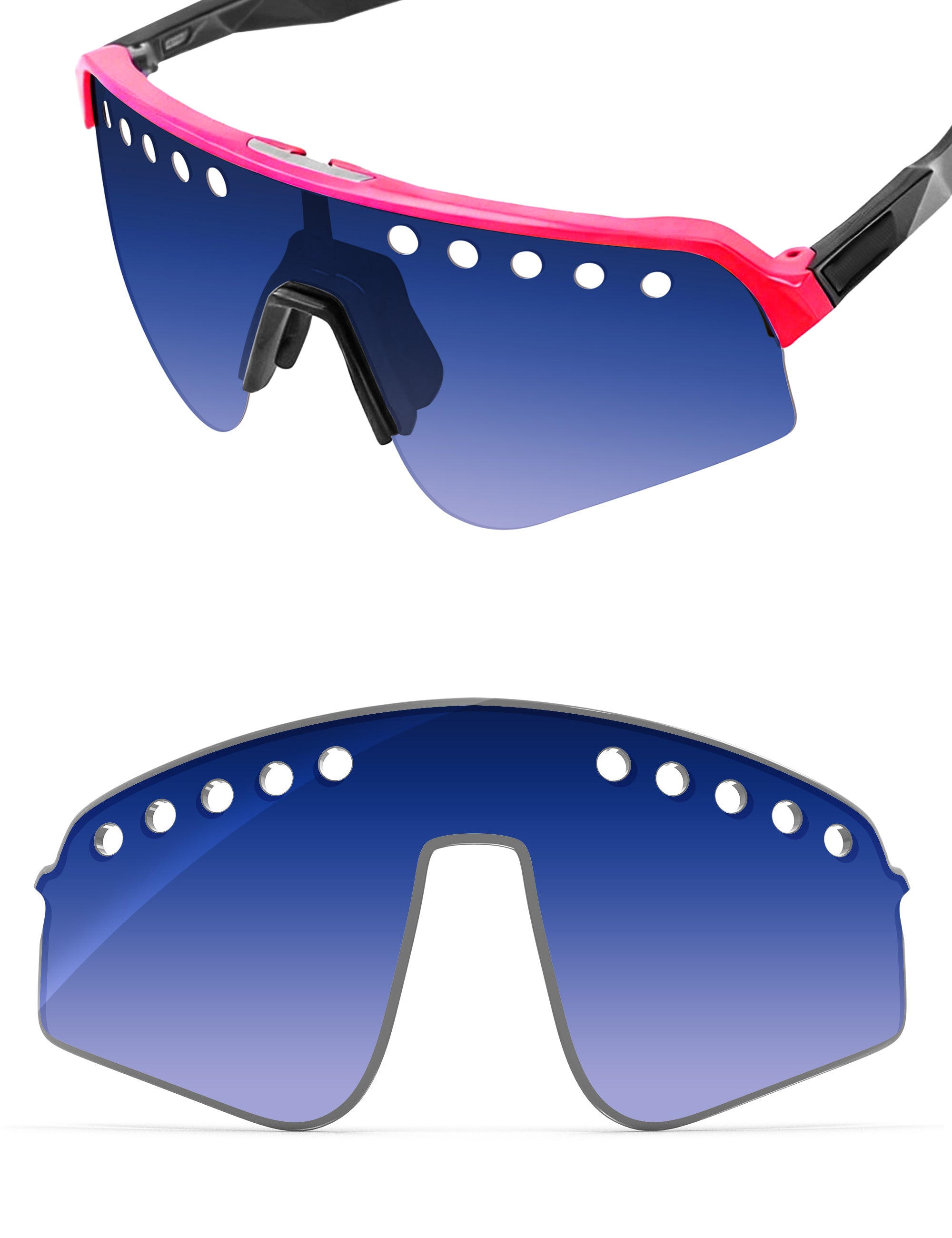 Aqua Blue Gradient-Non-Polarized