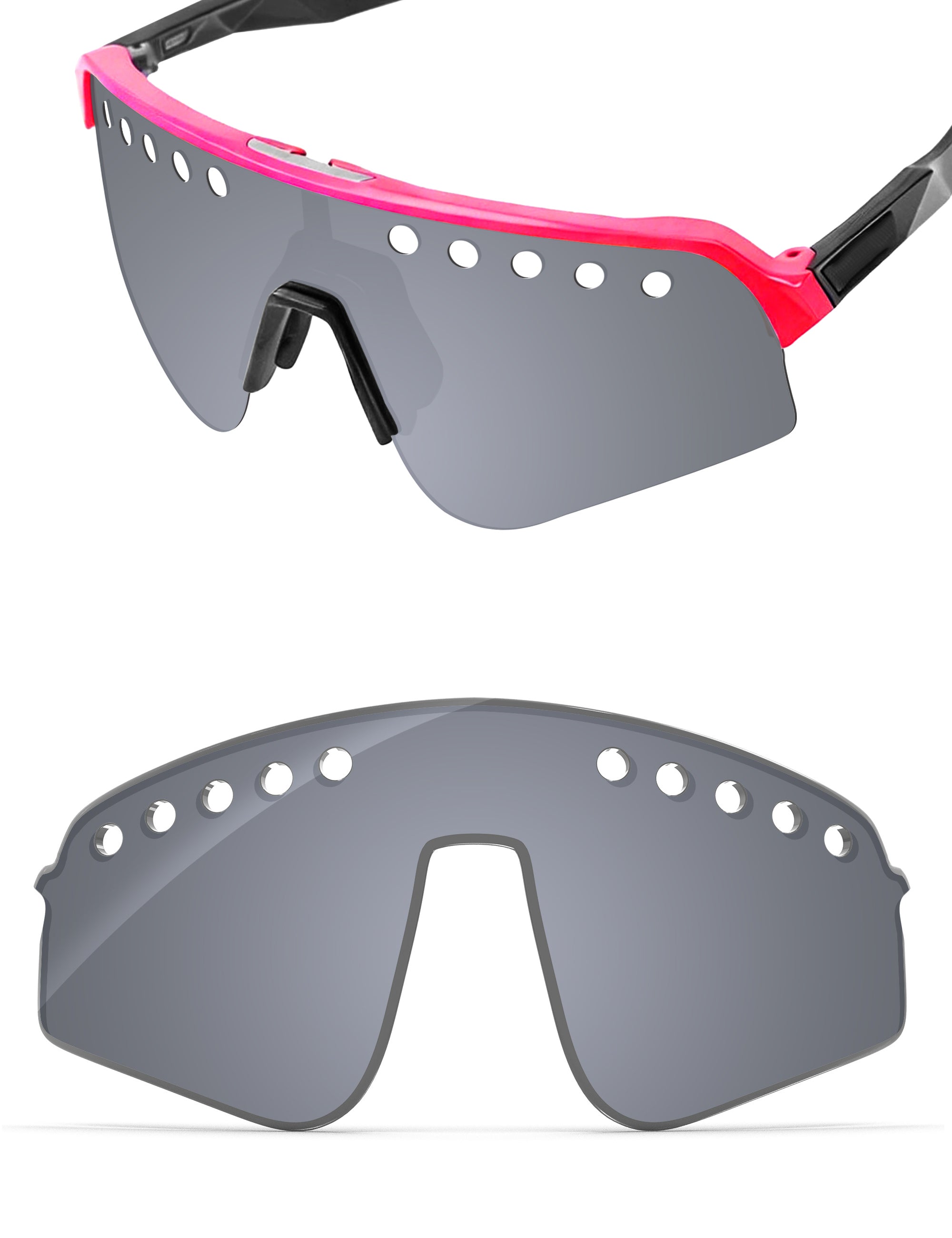 Silver Metallic FlashMirror™-Non-Polarized