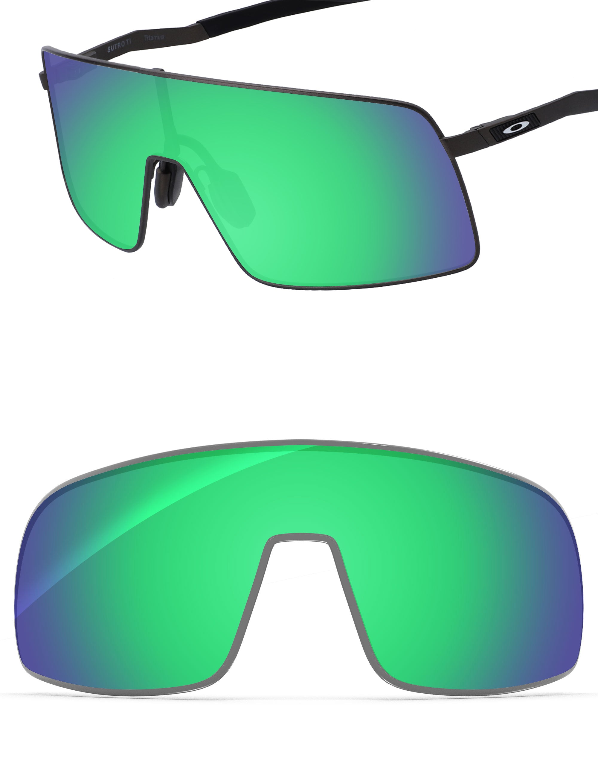 Emerald Green FlashMirror™-Non-Polarized