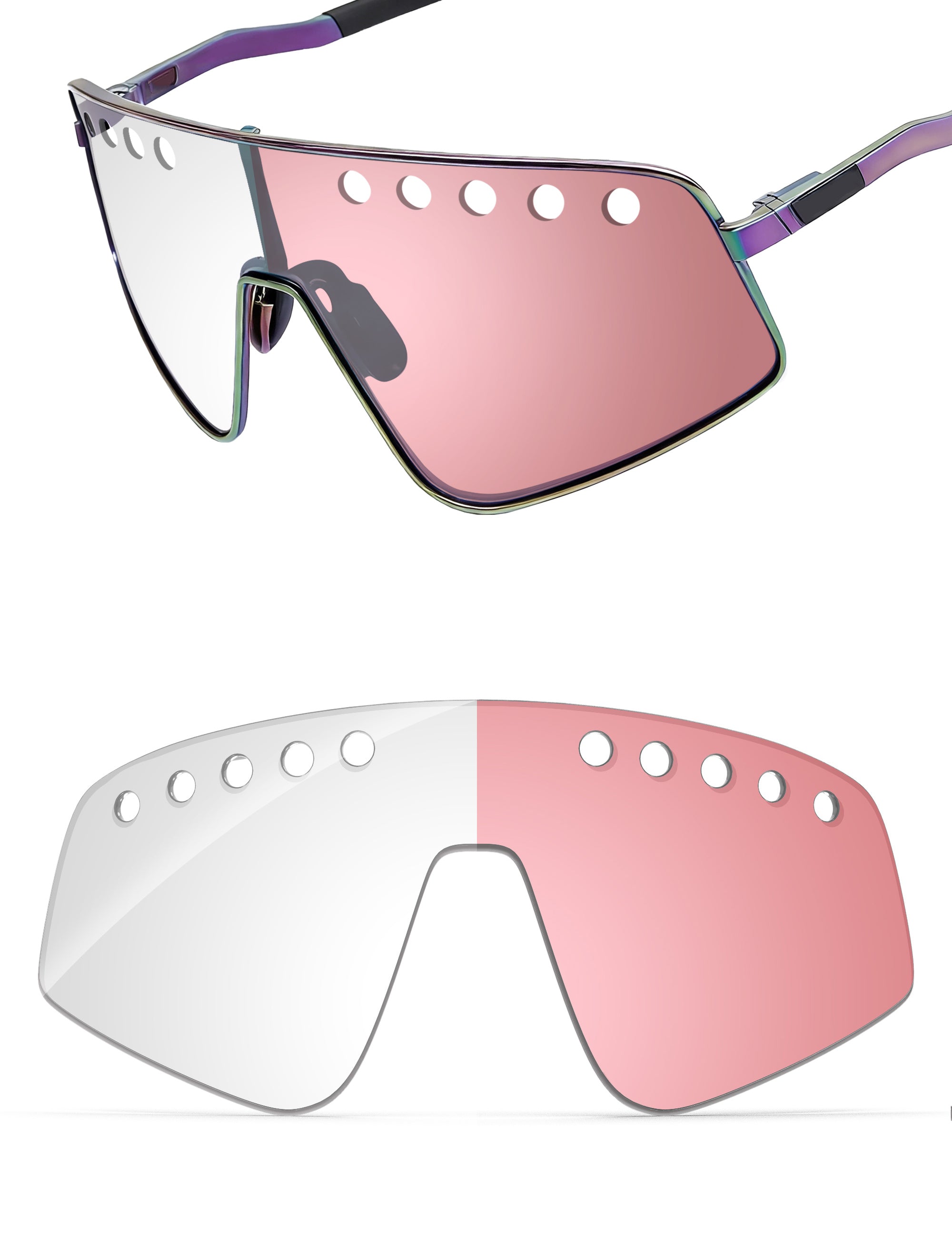 Adapt Pink Photochromic-Non-Polarized