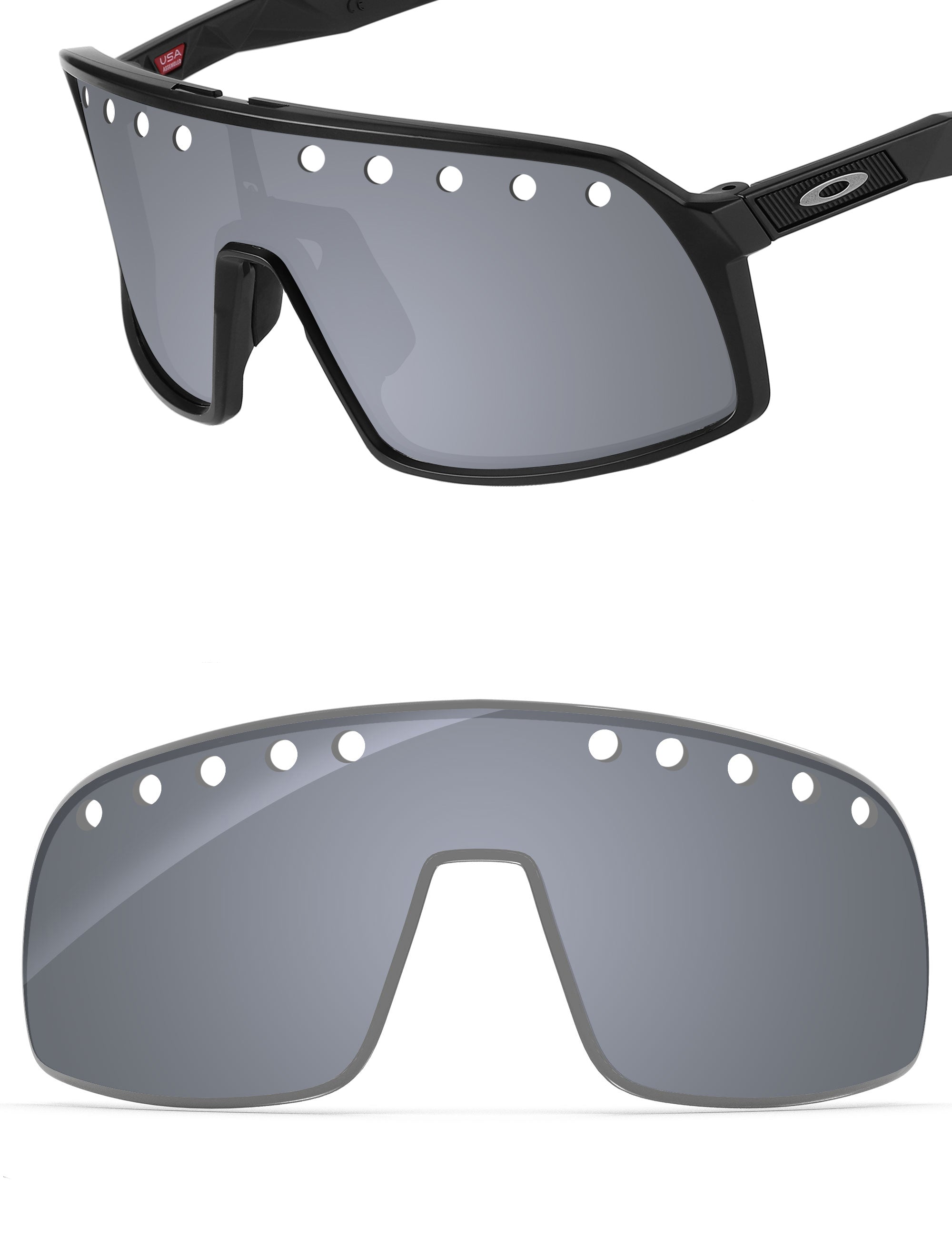 Silver Metallic FlashMirror™-Non-Polarized