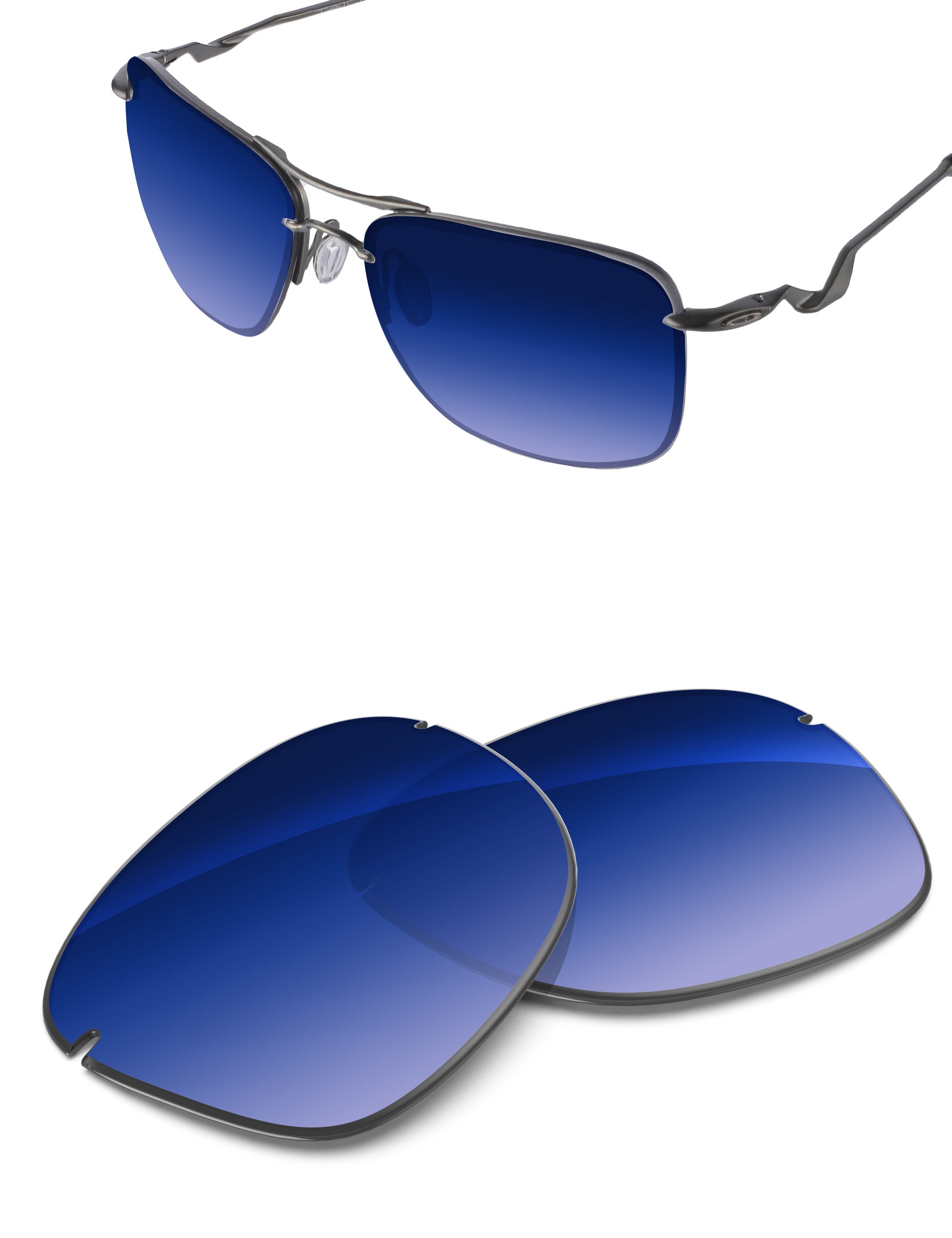 Aqua Blue Gradient-Non-Polarized