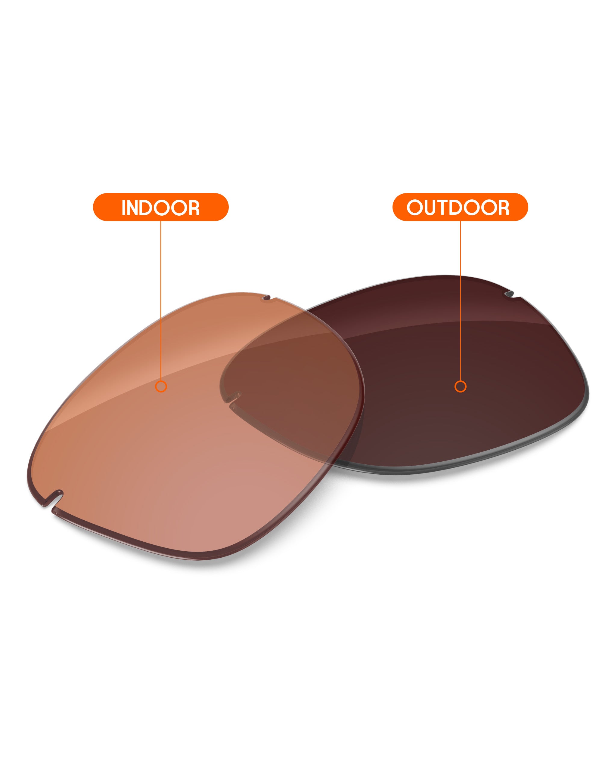 Orange Tint Photochromic-Non-Polarized