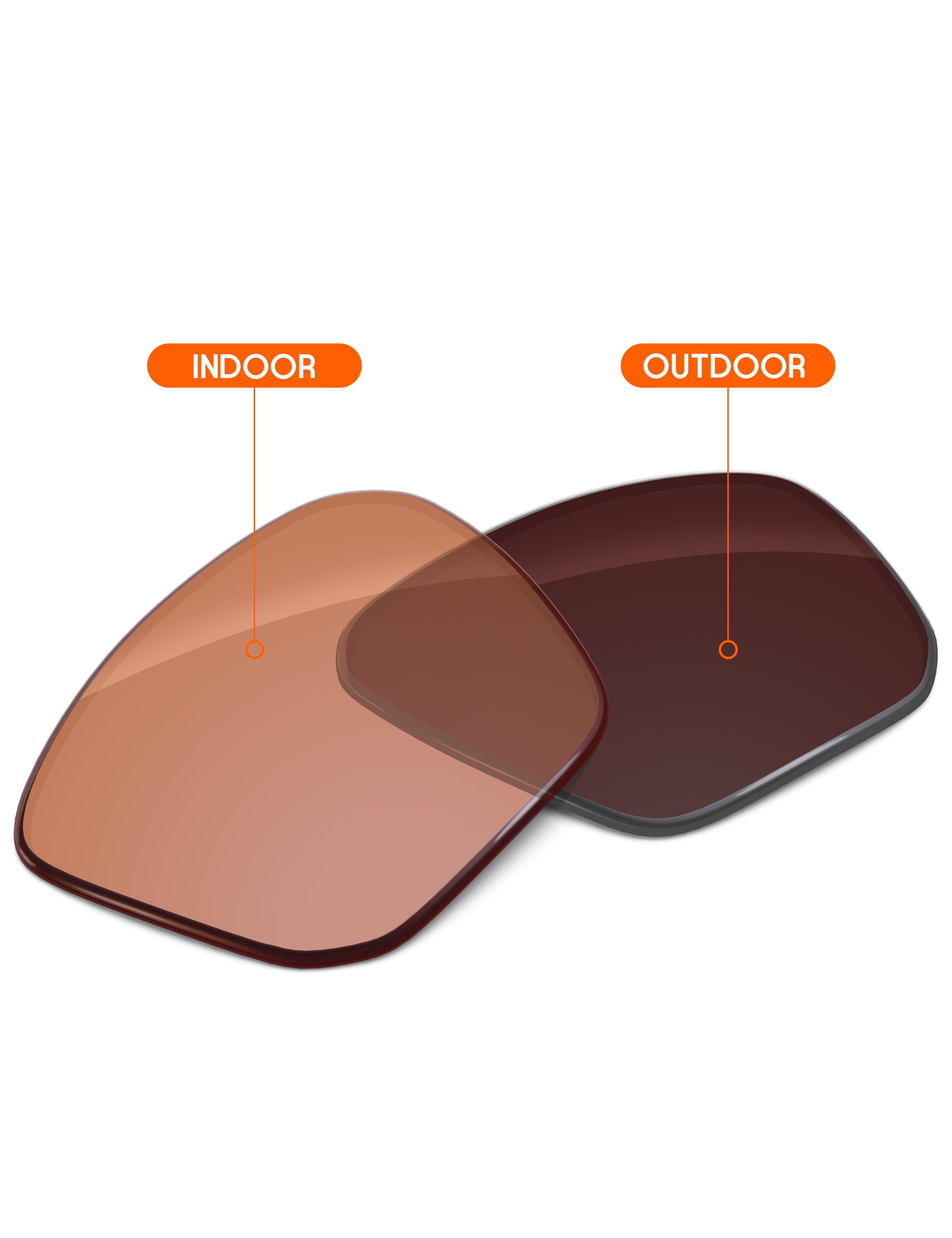 Orange Tint Photochromic-Non-Polarized
