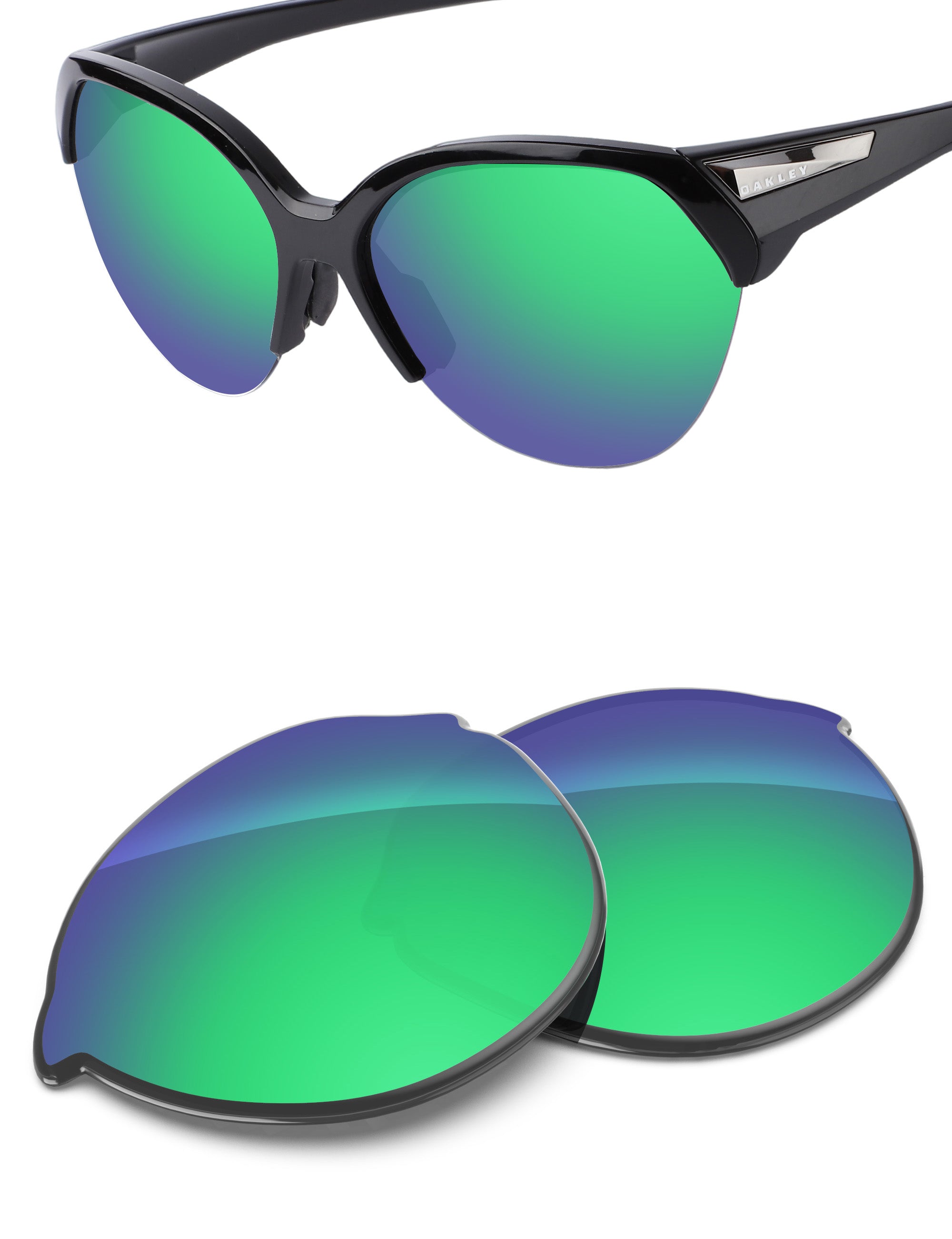 Emerald Green FlashMirror™-Non-Polarized