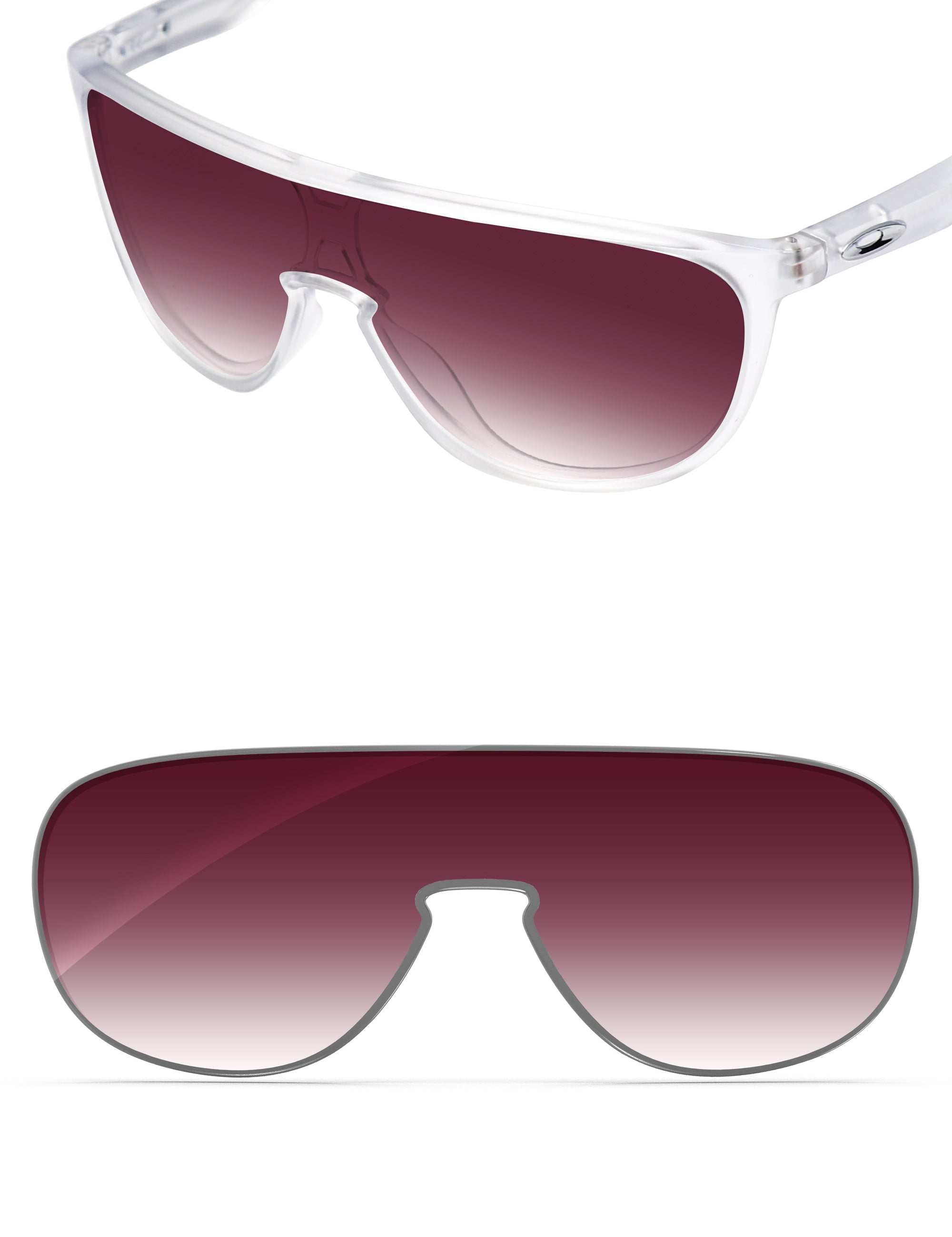 Wine Red Gradient-Non-Polarized