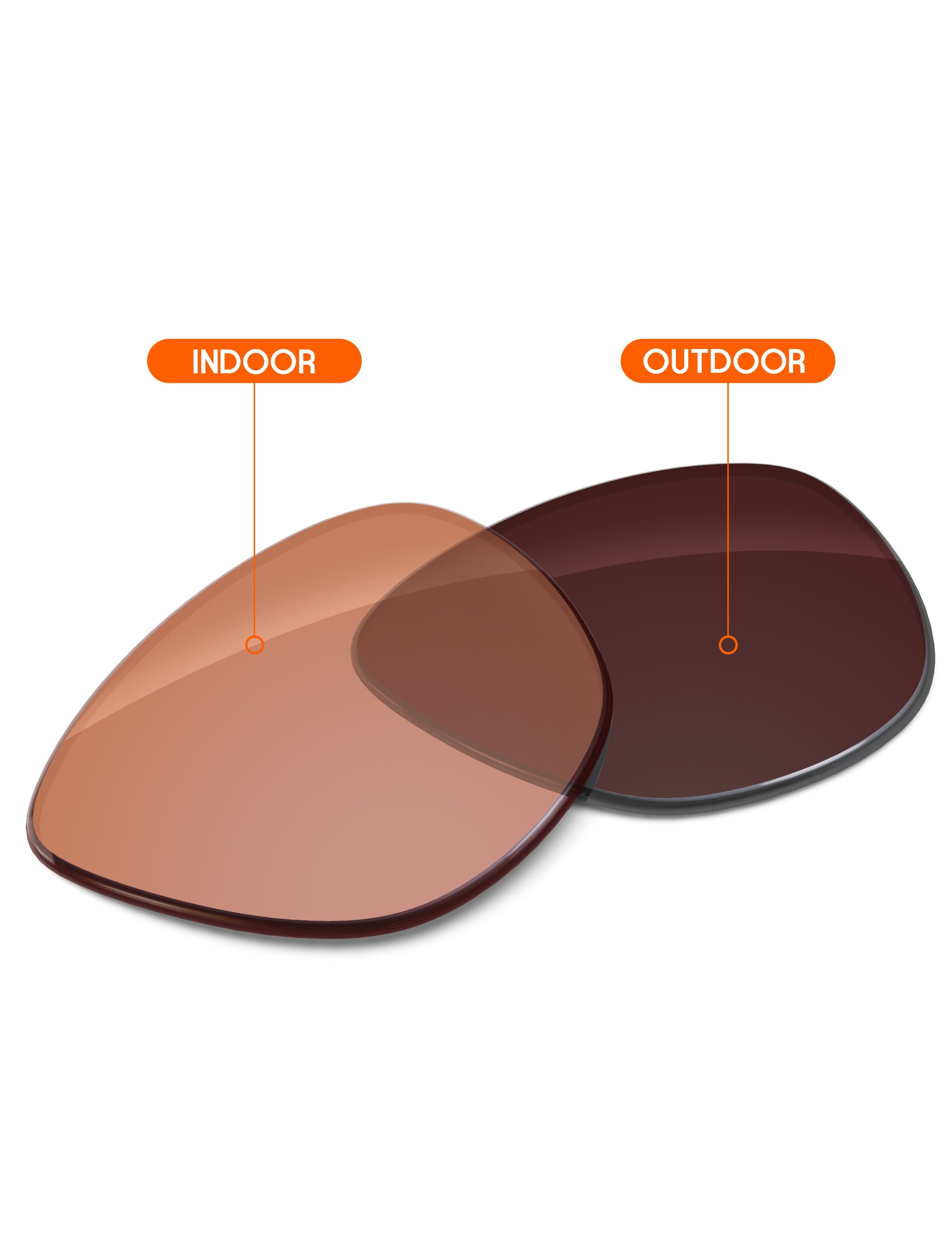Orange Tint Photochromic-Non-Polarized