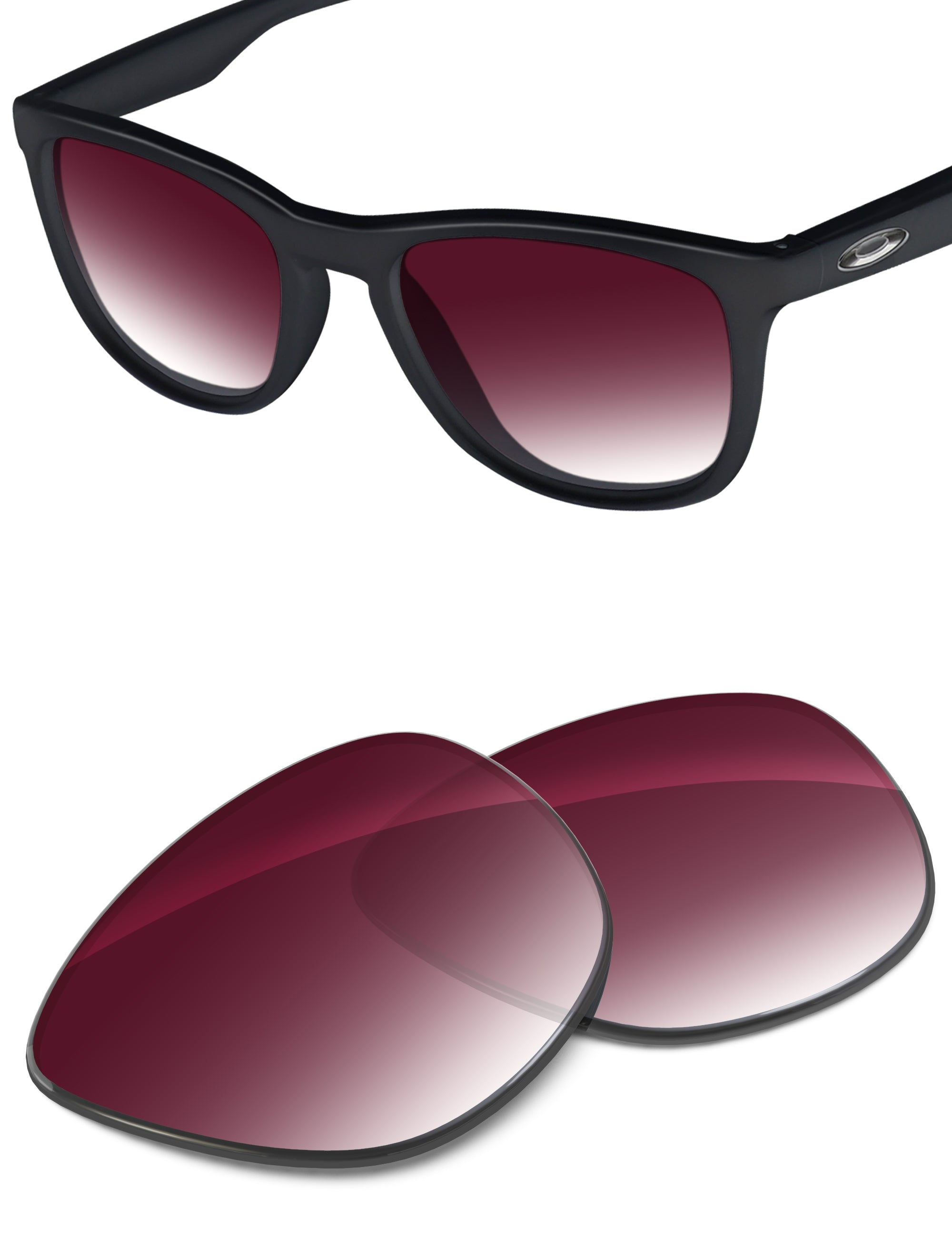 Wine Red Gradient-Non-Polarized
