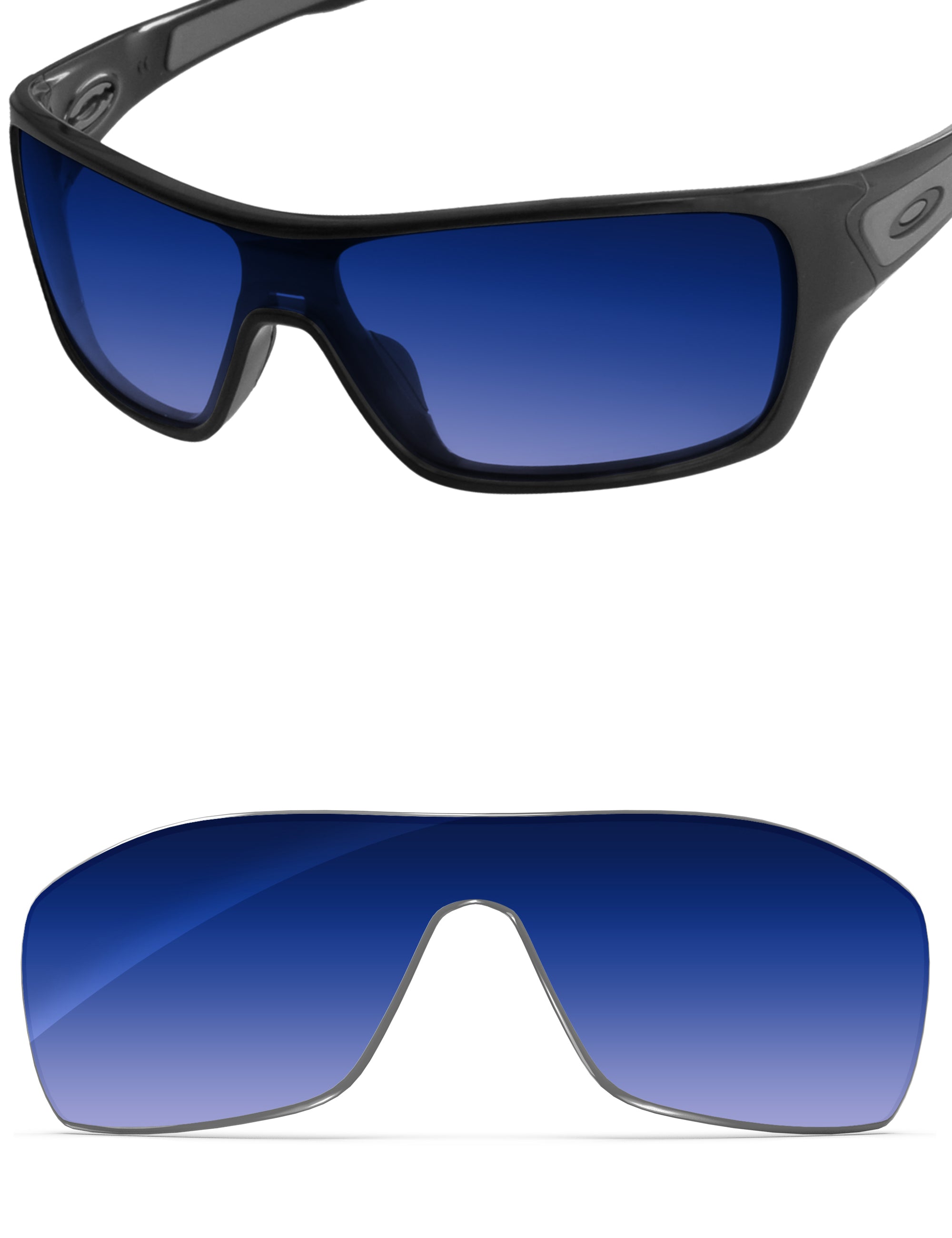 Aqua Blue Gradient-Non-Polarized