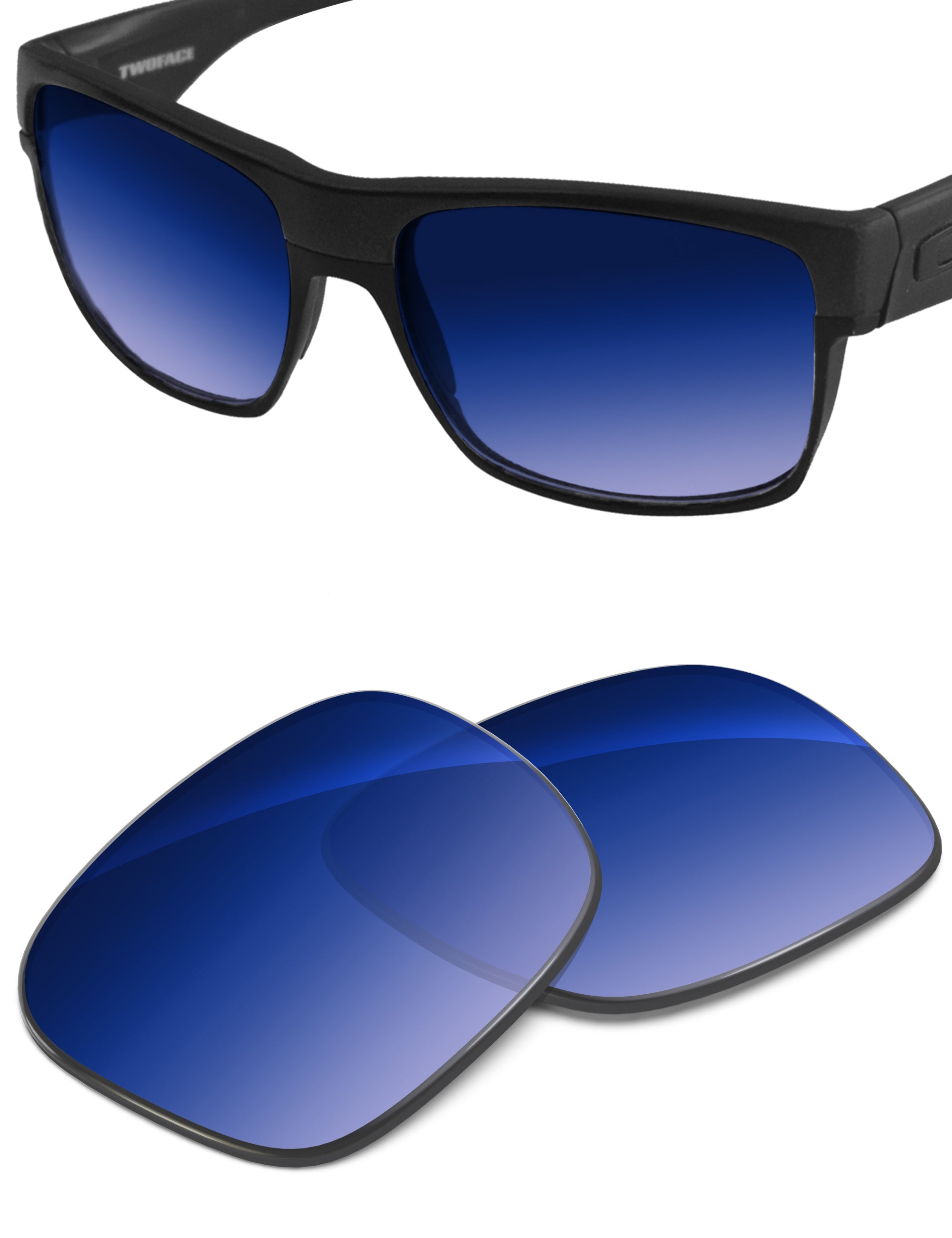 Aqua Blue Gradient-Non-Polarized