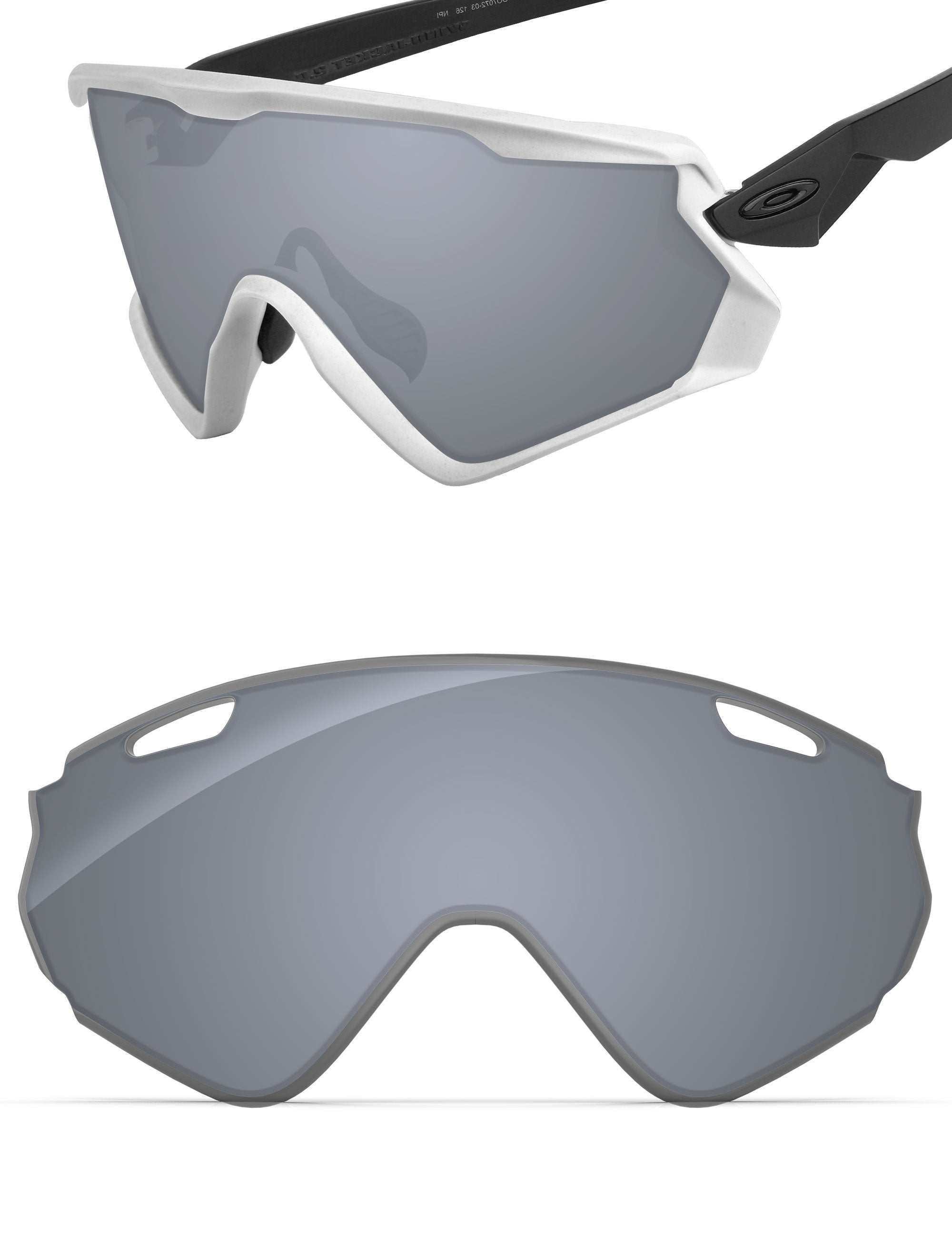 Silver Metallic FlashMirror™-Non-Polarized