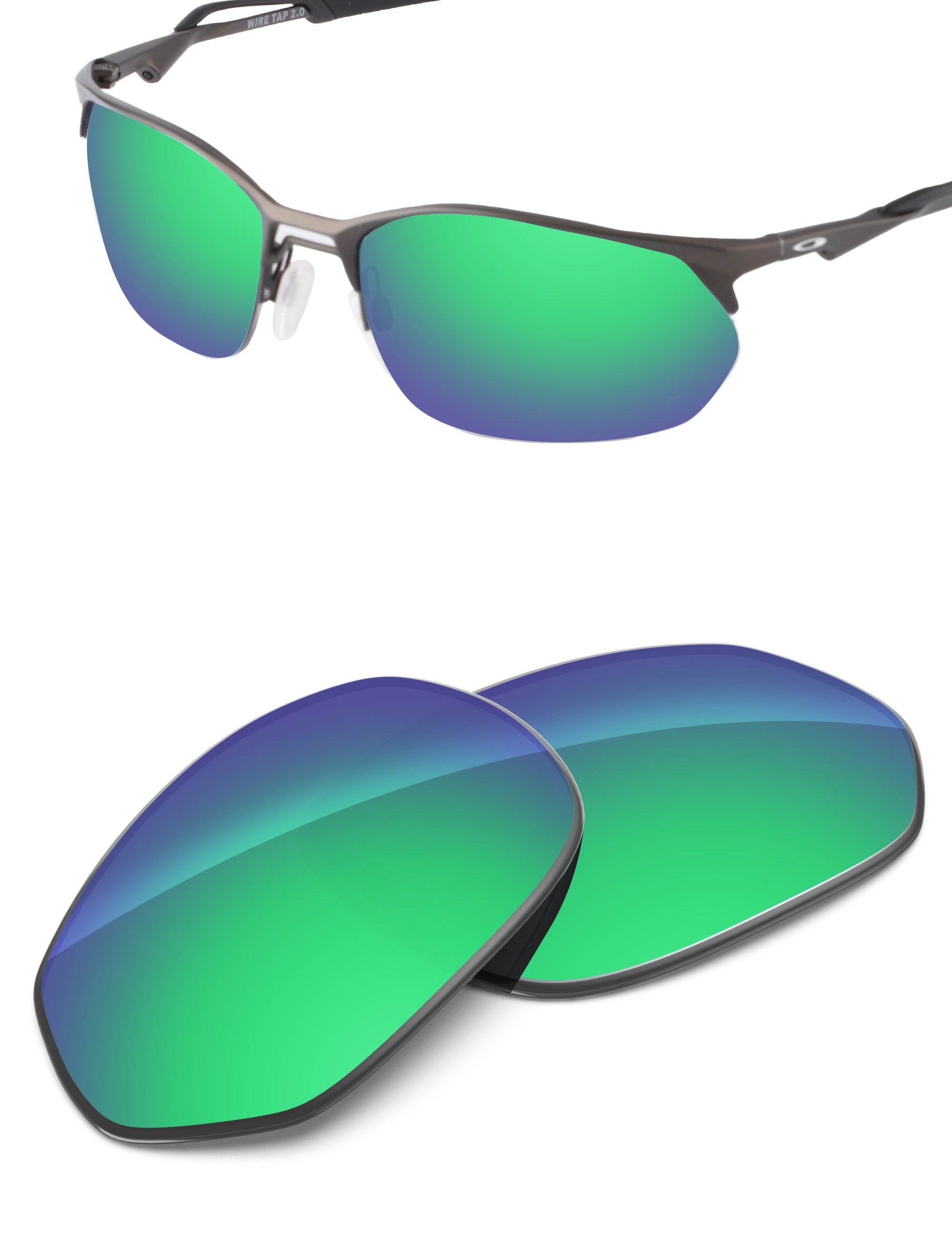 Emerald Green FlashMirror™-Non-Polarized