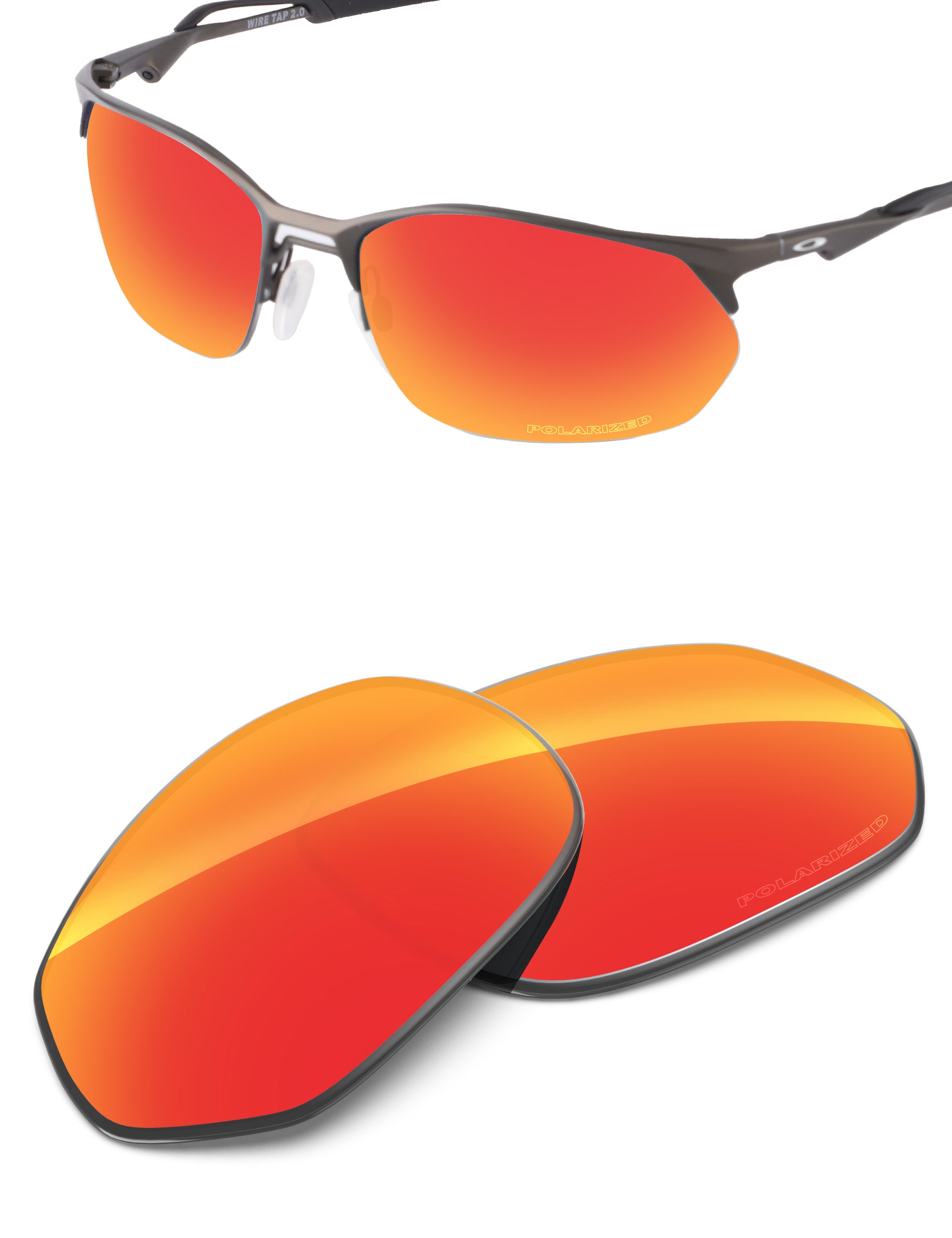 Fire Red FlashMirror™-Polarized