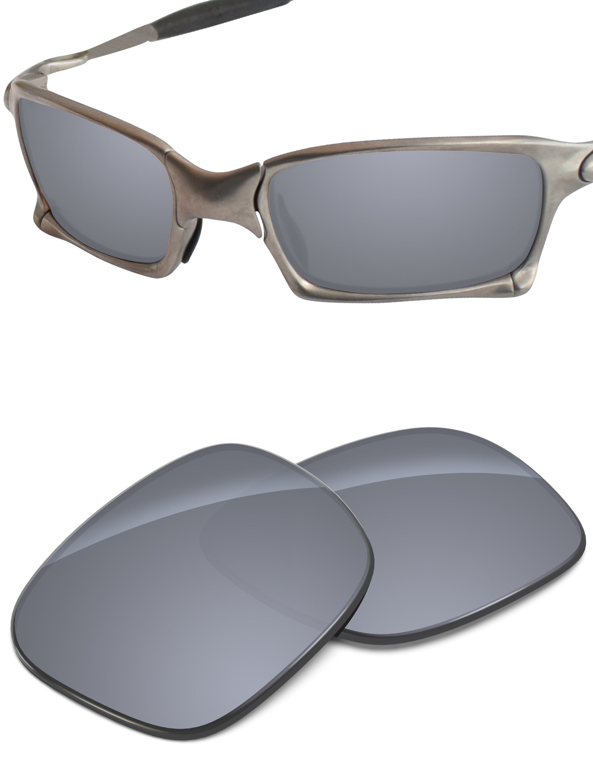 Silver Metallic FlashMirror™-Non-Polarized