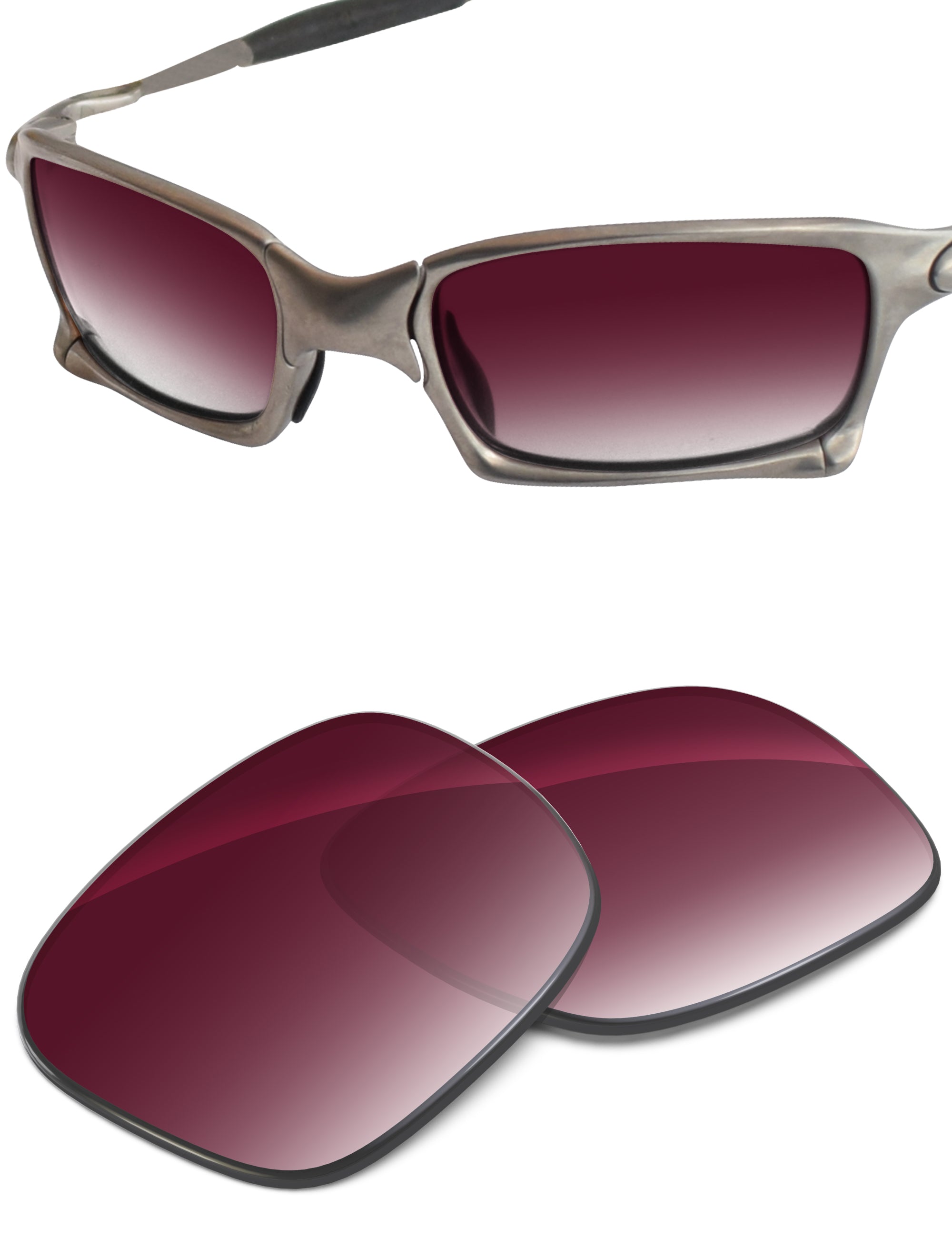 Wine Red Gradient-Non-Polarized