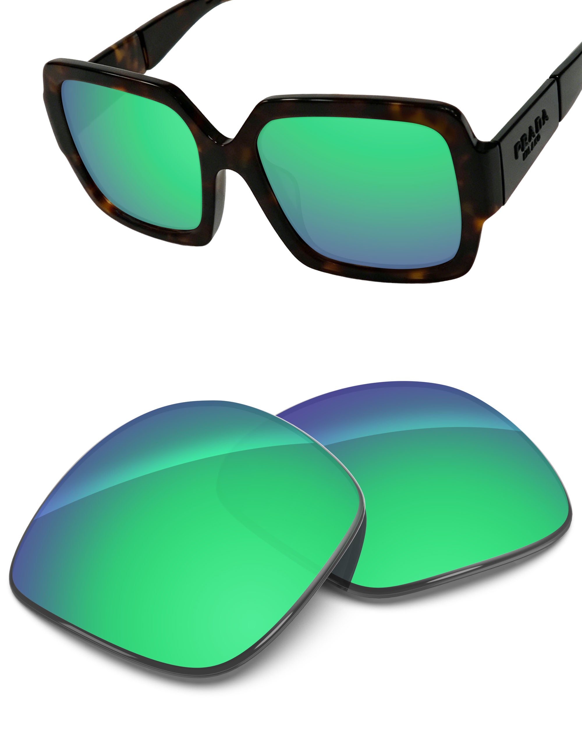 Emerald Green FlashMirror™-Non-Polarized