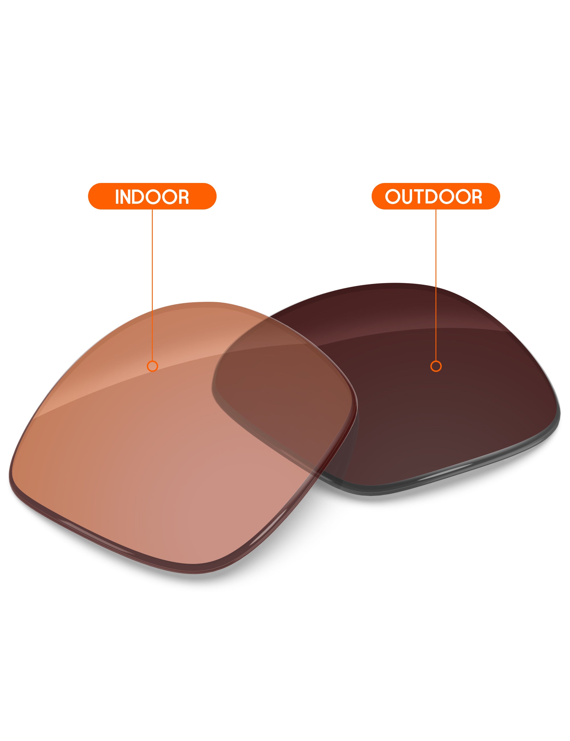 Orange Tint Photochromic-Non-Polarized
