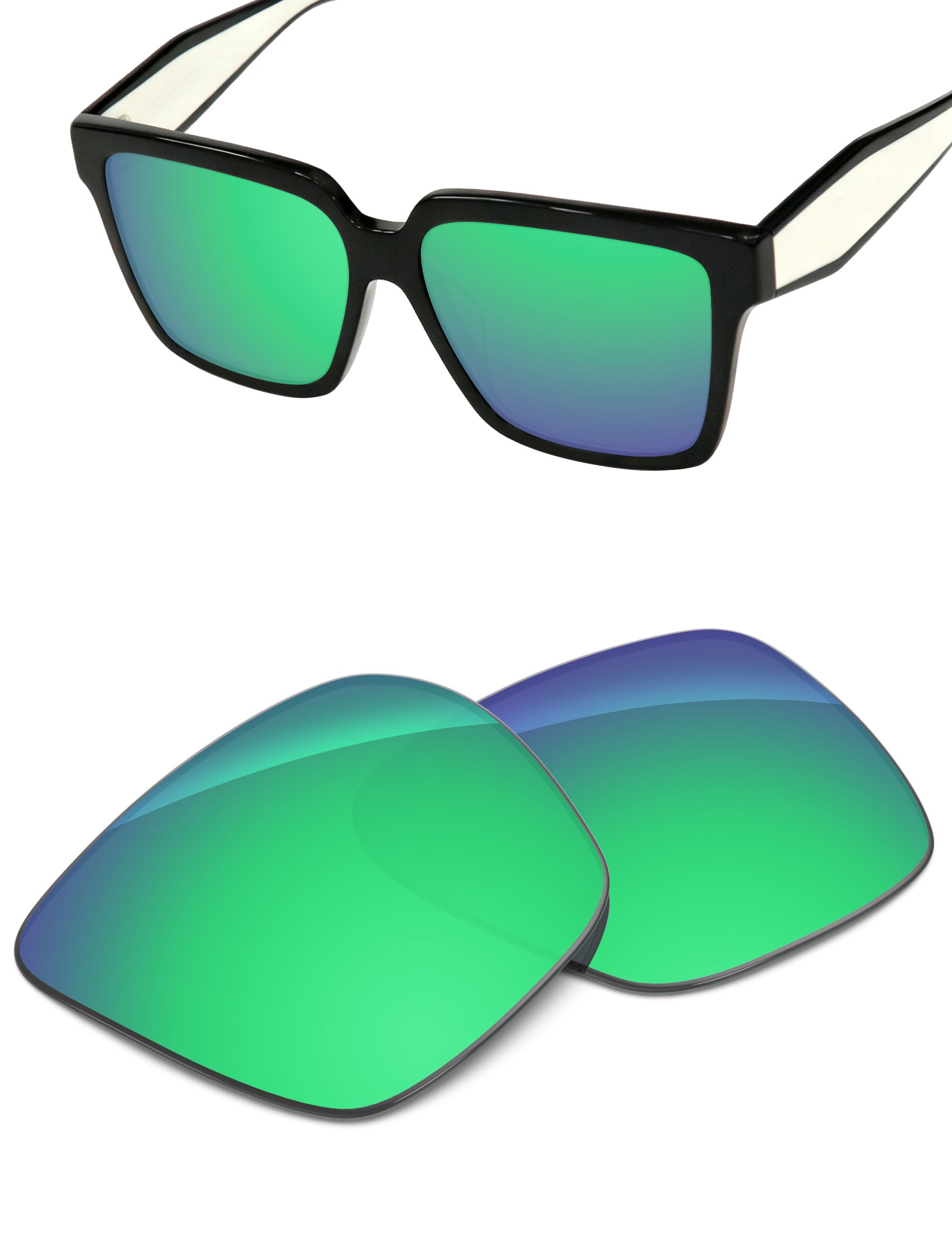 Emerald Green FlashMirror™-Non-Polarized