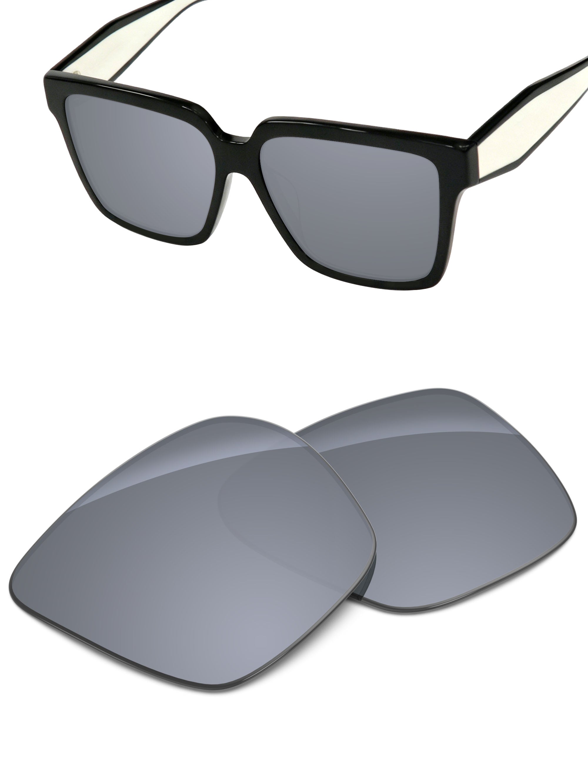 Silver Metallic FlashMirror™-Non-Polarized