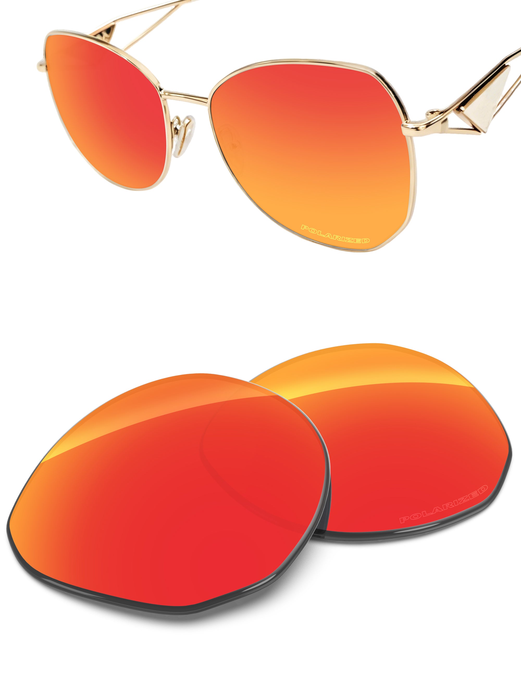 Fire Red FlashMirror™-Polarized