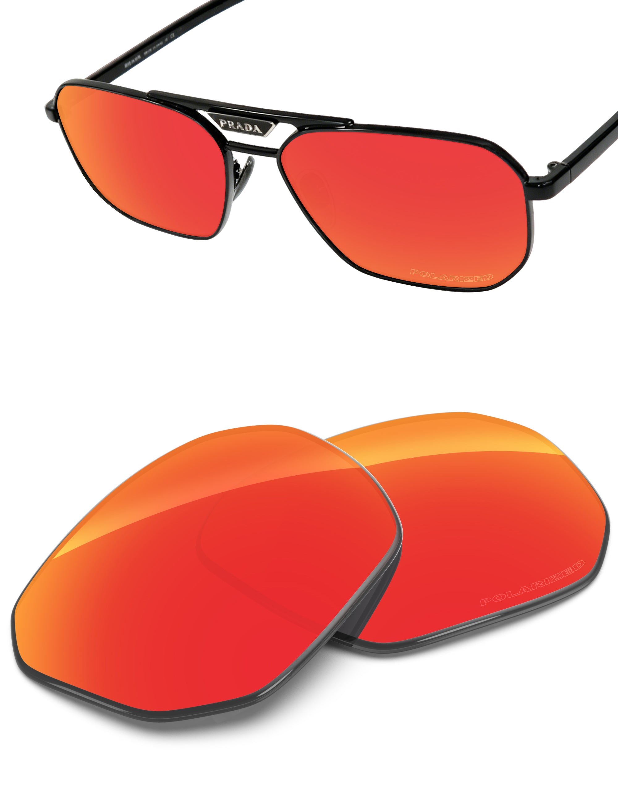 Fire Red FlashMirror™-Polarized