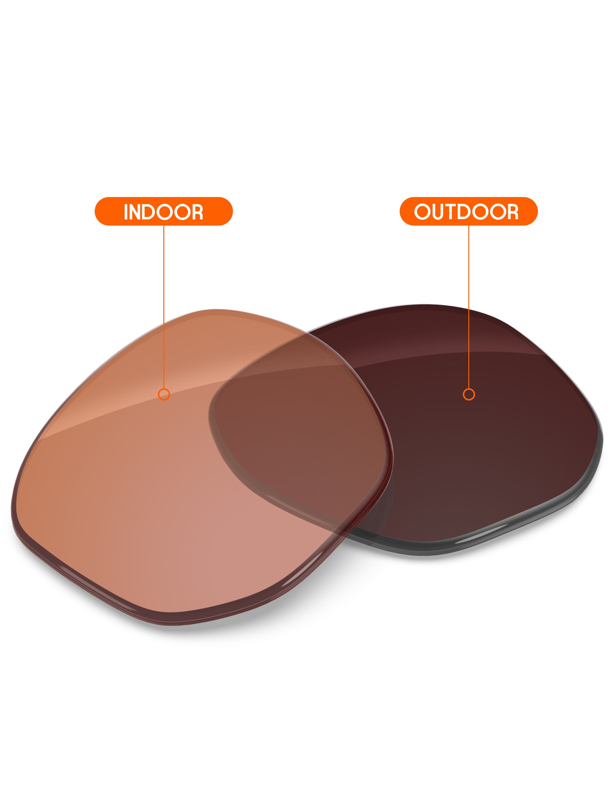 Orange Tint Photochromic-Non-Polarized