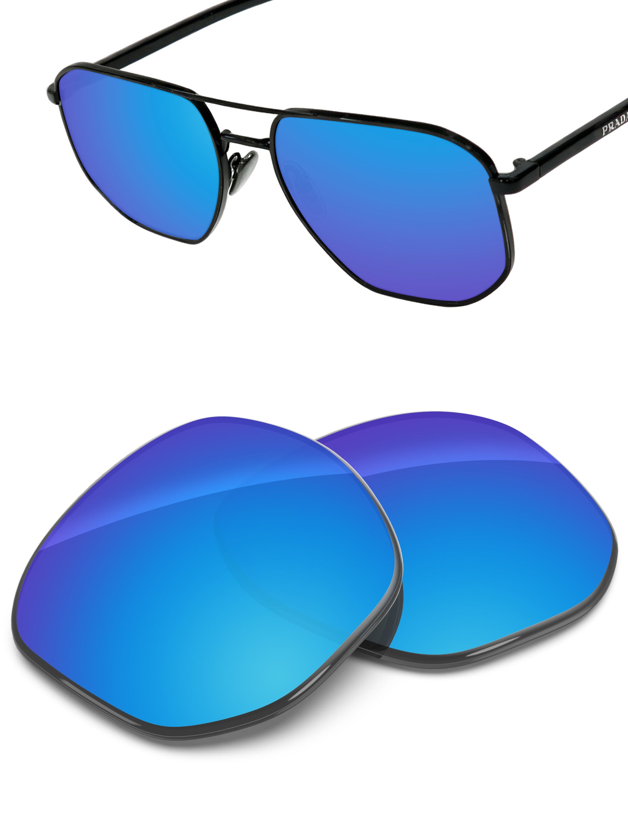 Sky Blue FlashMirror™-Non-Polarized