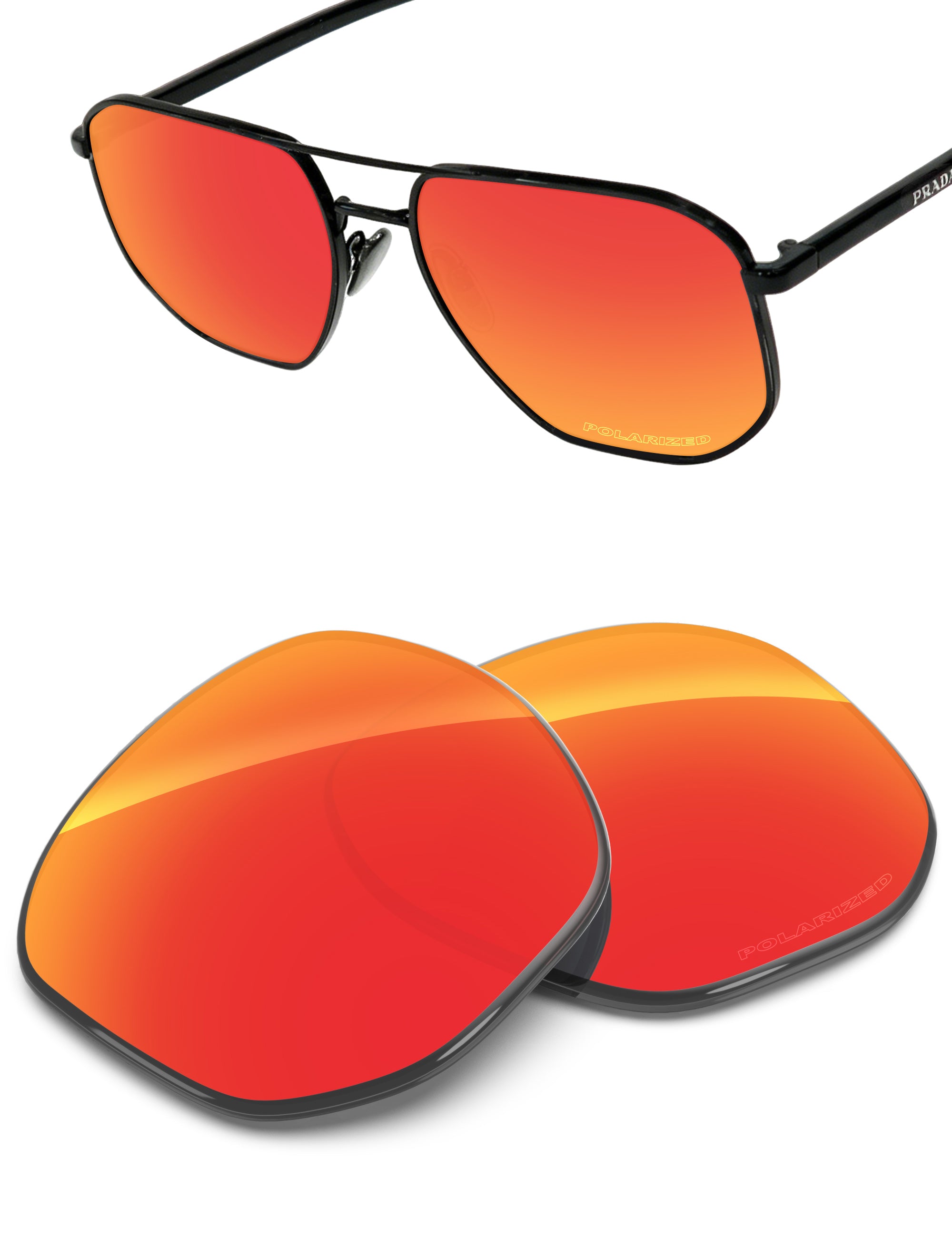 Fire Red FlashMirror™-Polarized