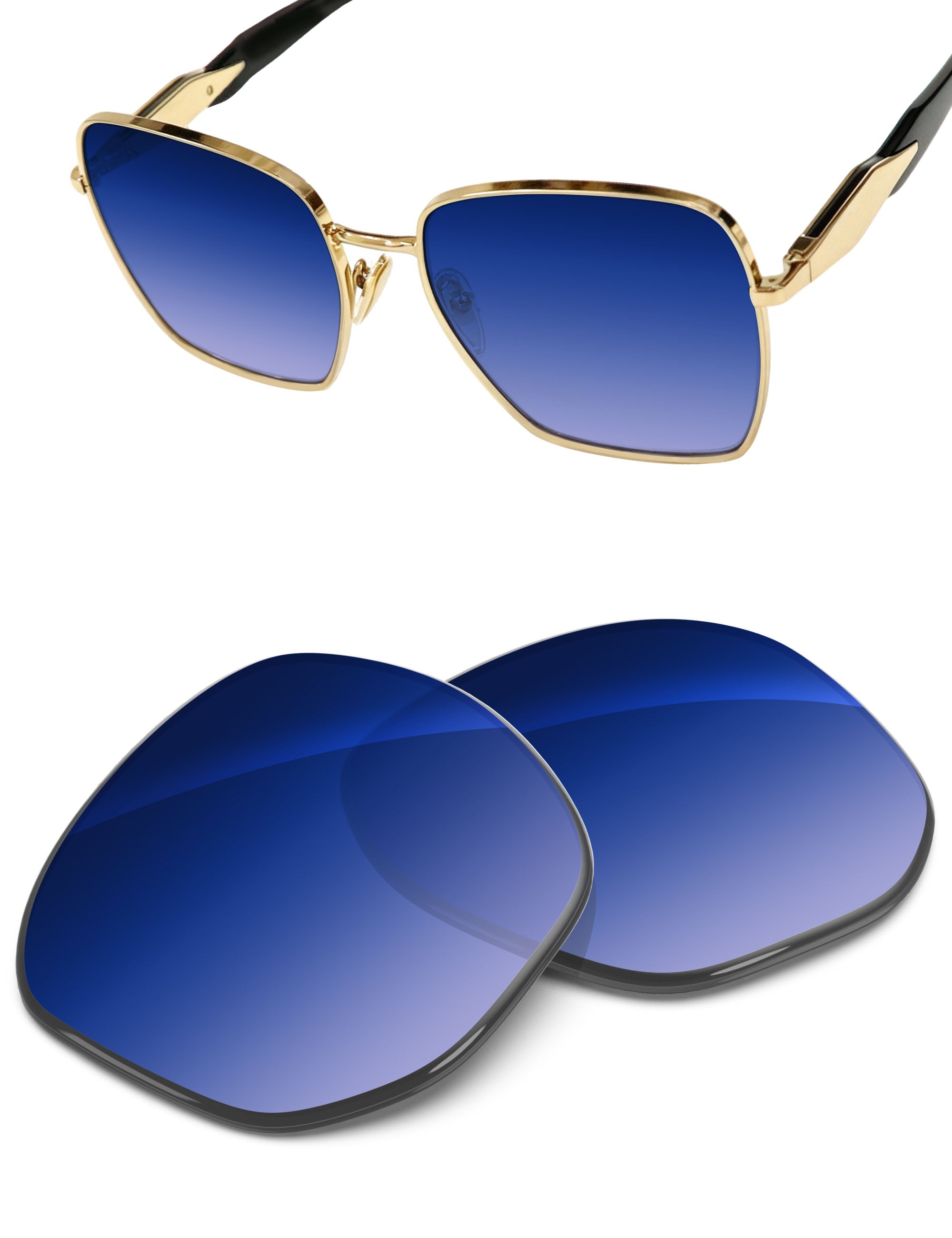 Aqua Blue Gradient-Non-Polarized