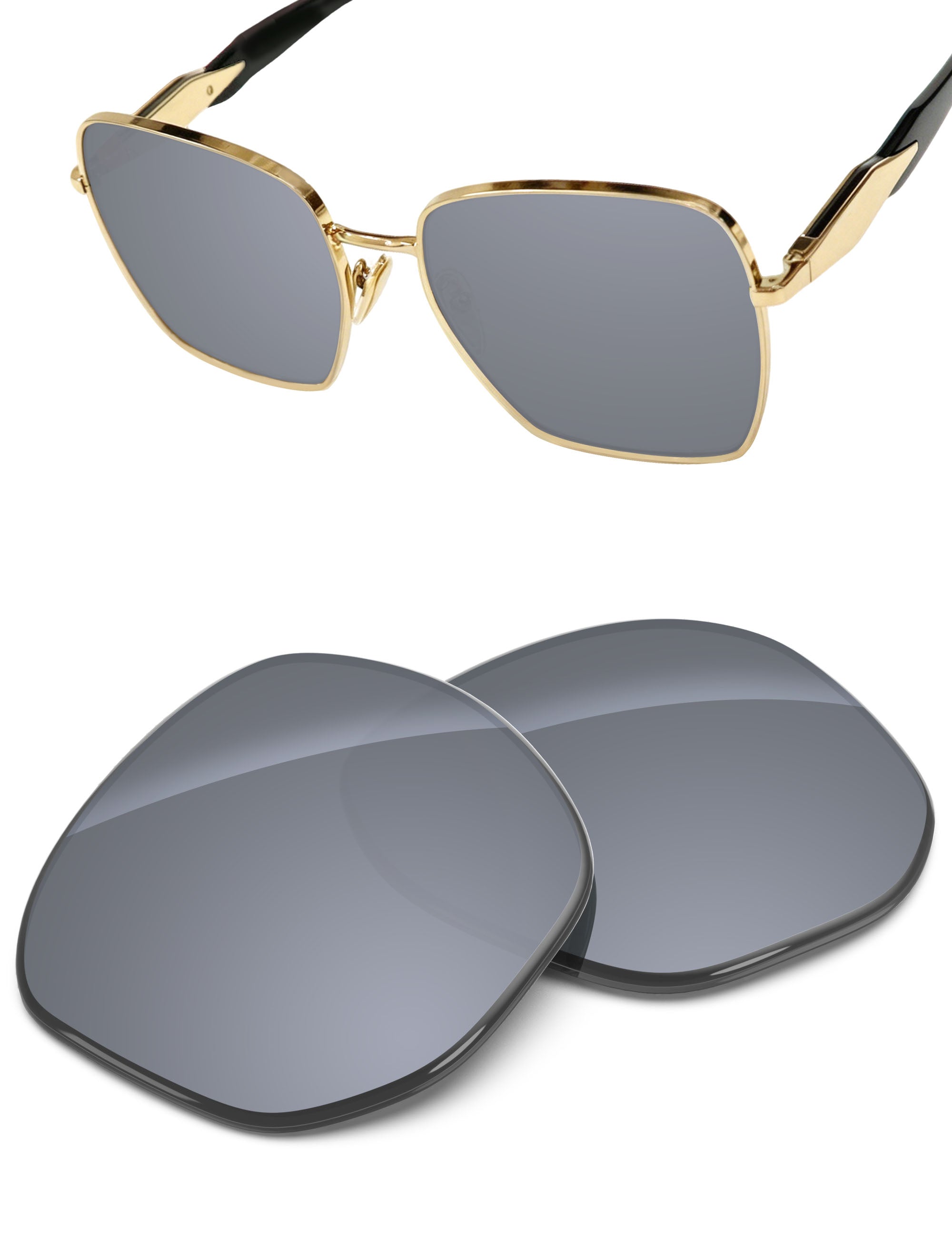 Silver Metallic FlashMirror™-Non-Polarized