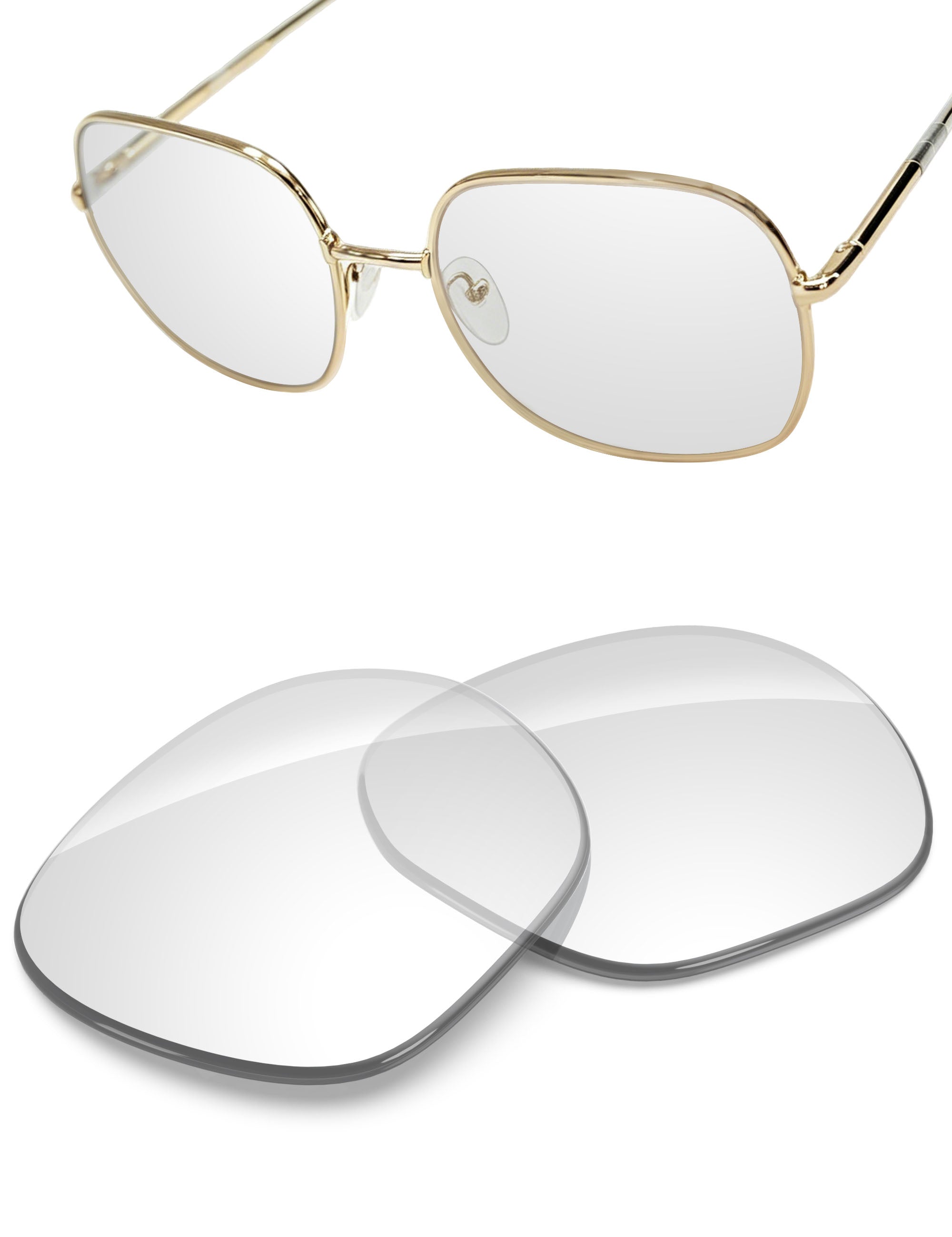 Replacement Lenses for Prada SPR 67X PR67XS 58mm