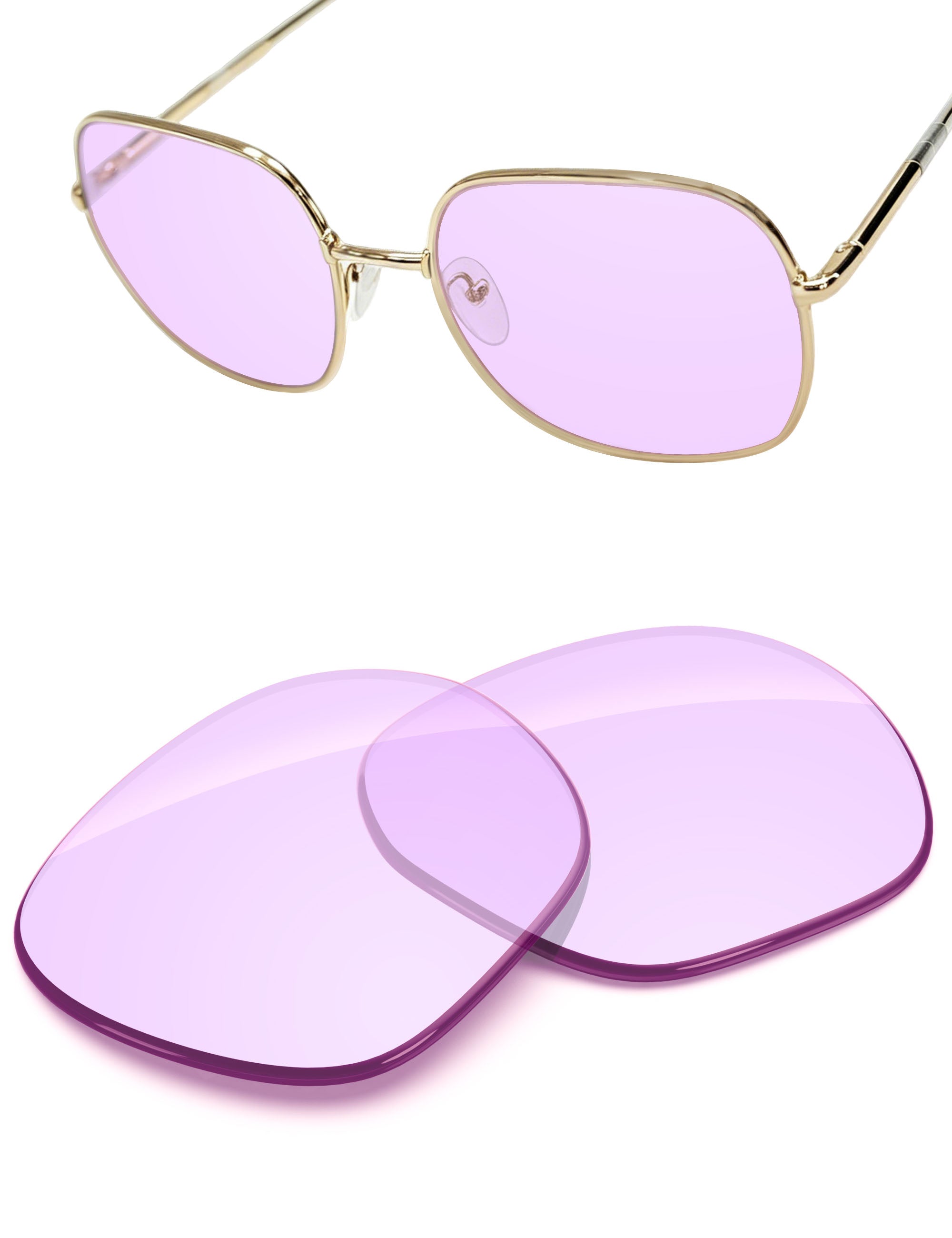 Replacement Lenses for Prada SPR 67X PR67XS 58mm