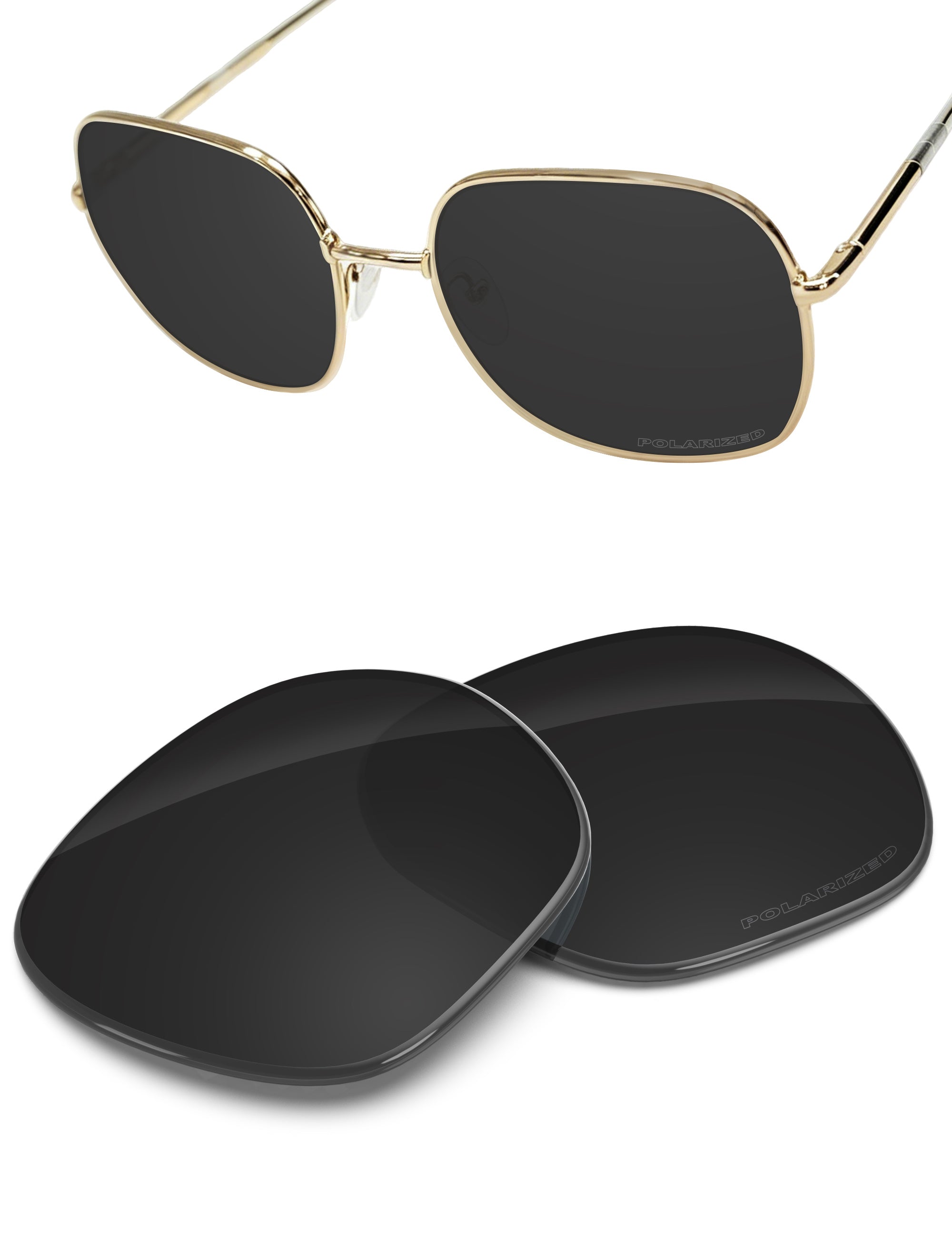 Replacement Lenses for Prada SPR 67X PR67XS 58mm