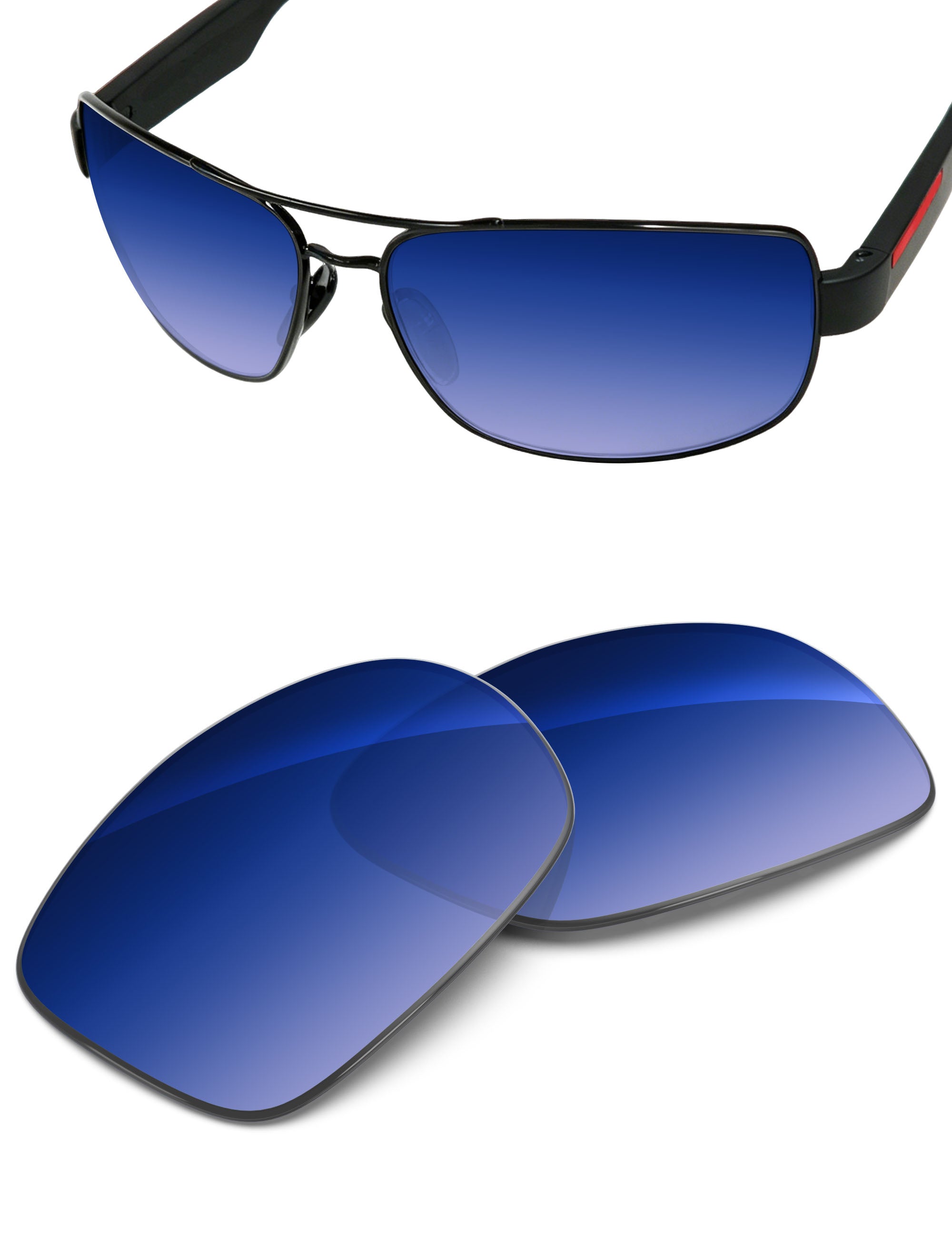 Aqua Blue Gradient-Non-Polarized