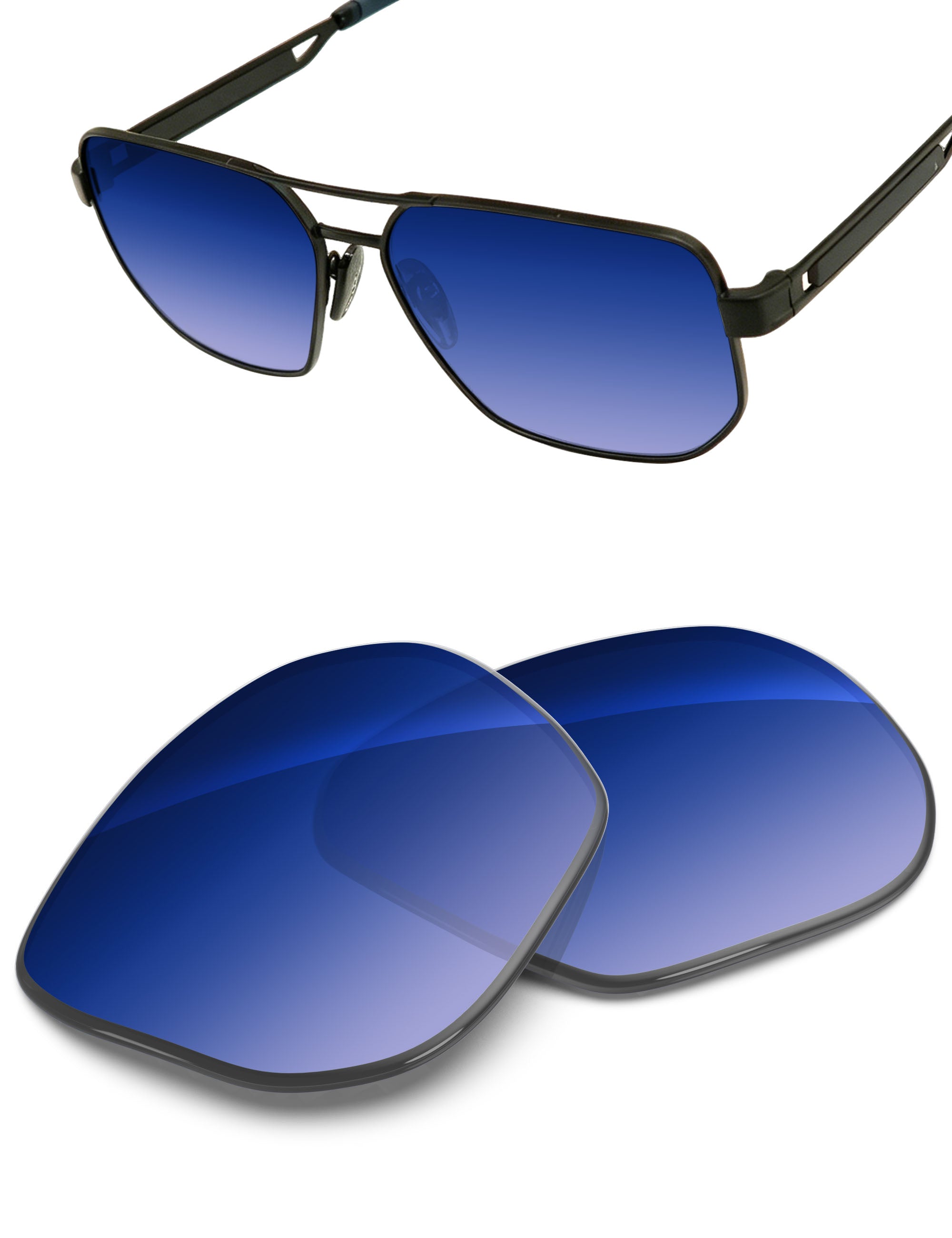 Aqua Blue Gradient-Non-Polarized