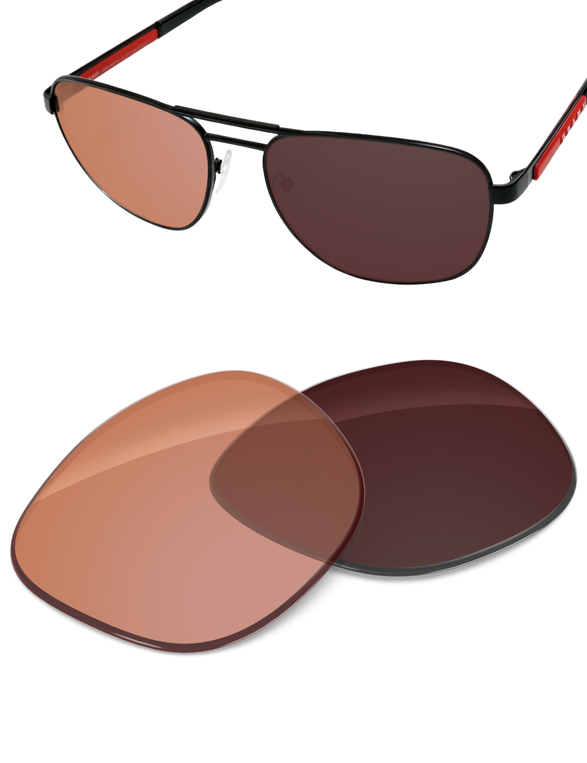 Orange Tint Photochromic-Non-Polarized