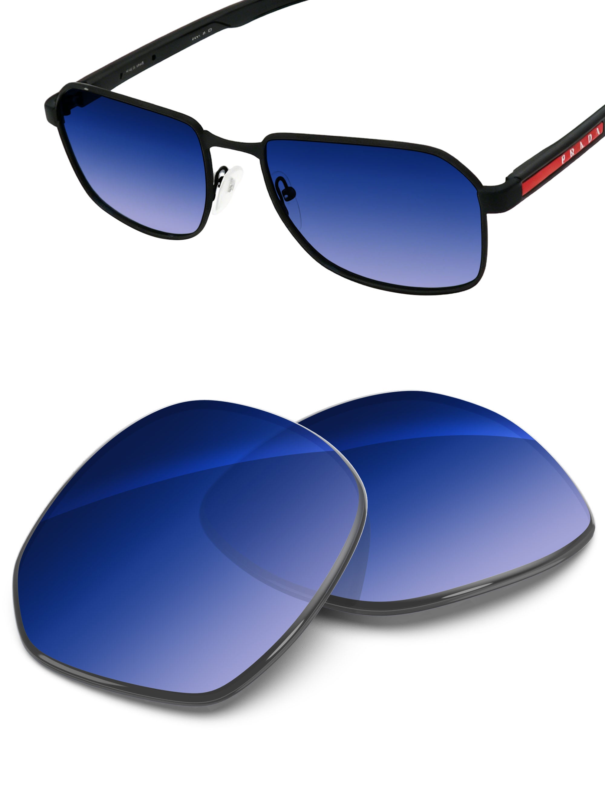 Aqua Blue Gradient-Non-Polarized