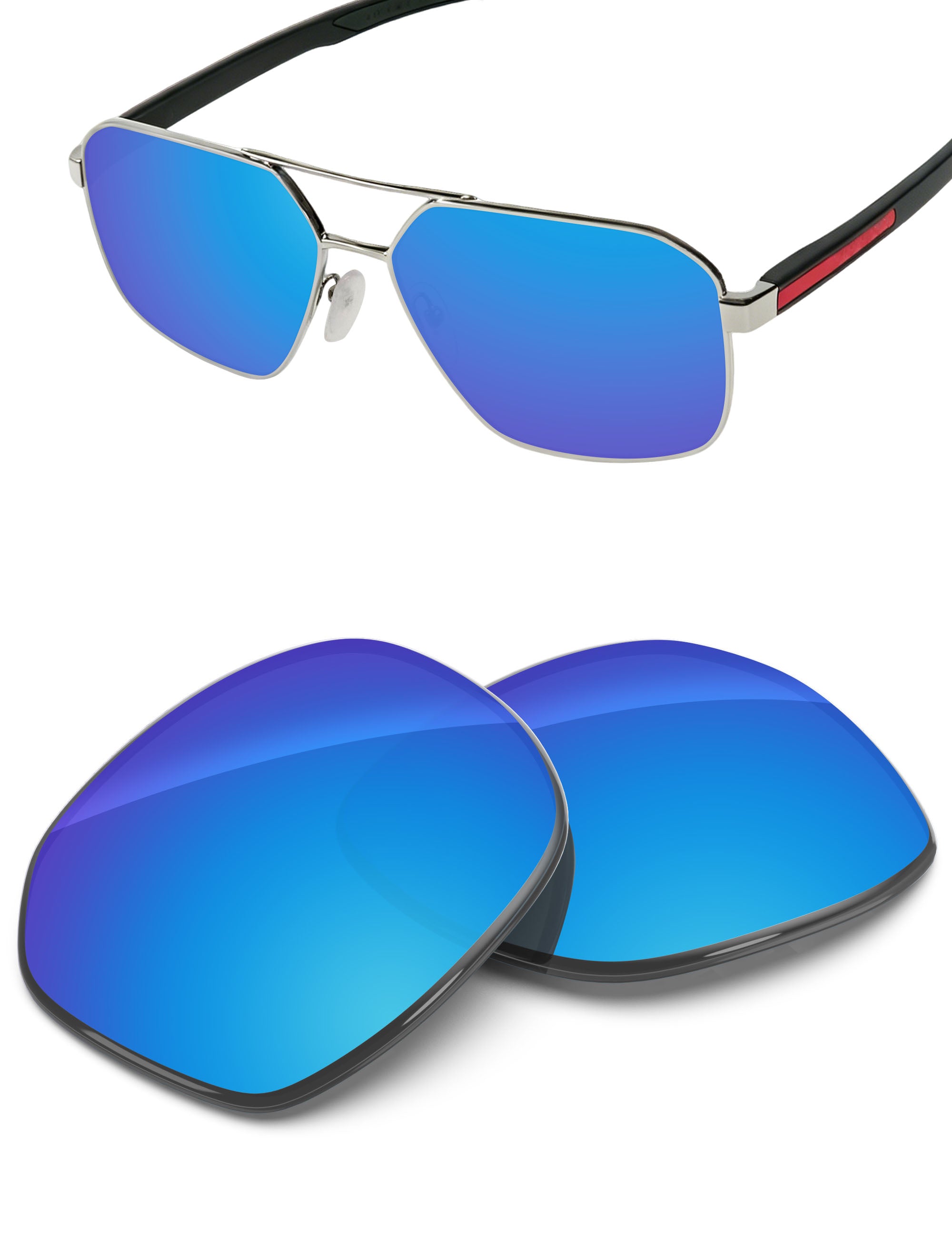 Sky Blue FlashMirror™-Non-Polarized