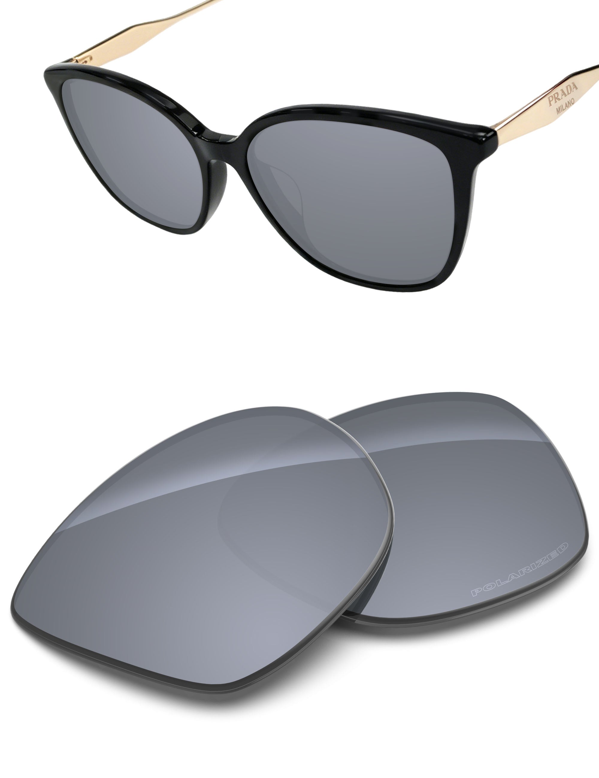 Silver Metallic FlashMirror™-Non-Polarized