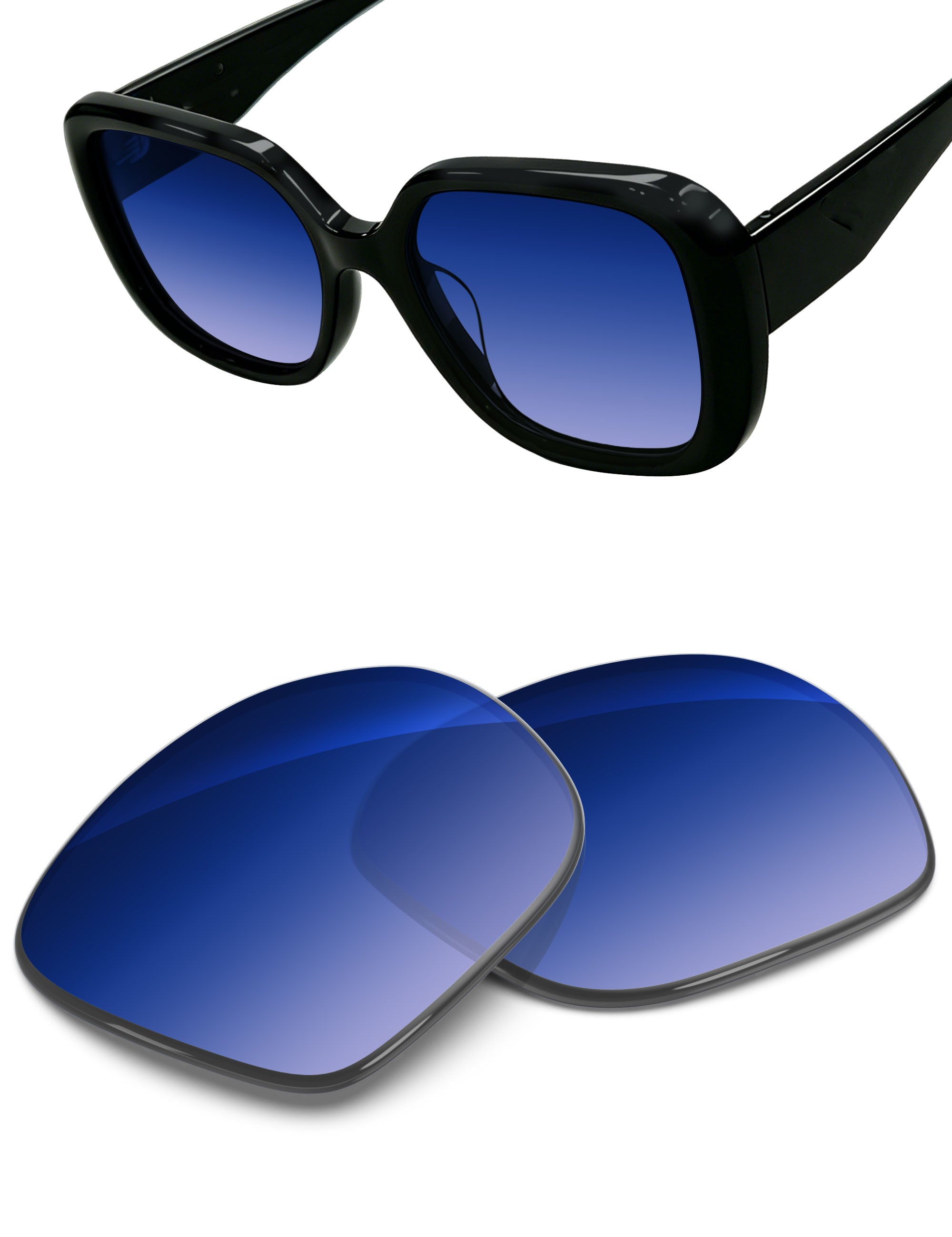 Aqua Blue Gradient-Non-Polarized