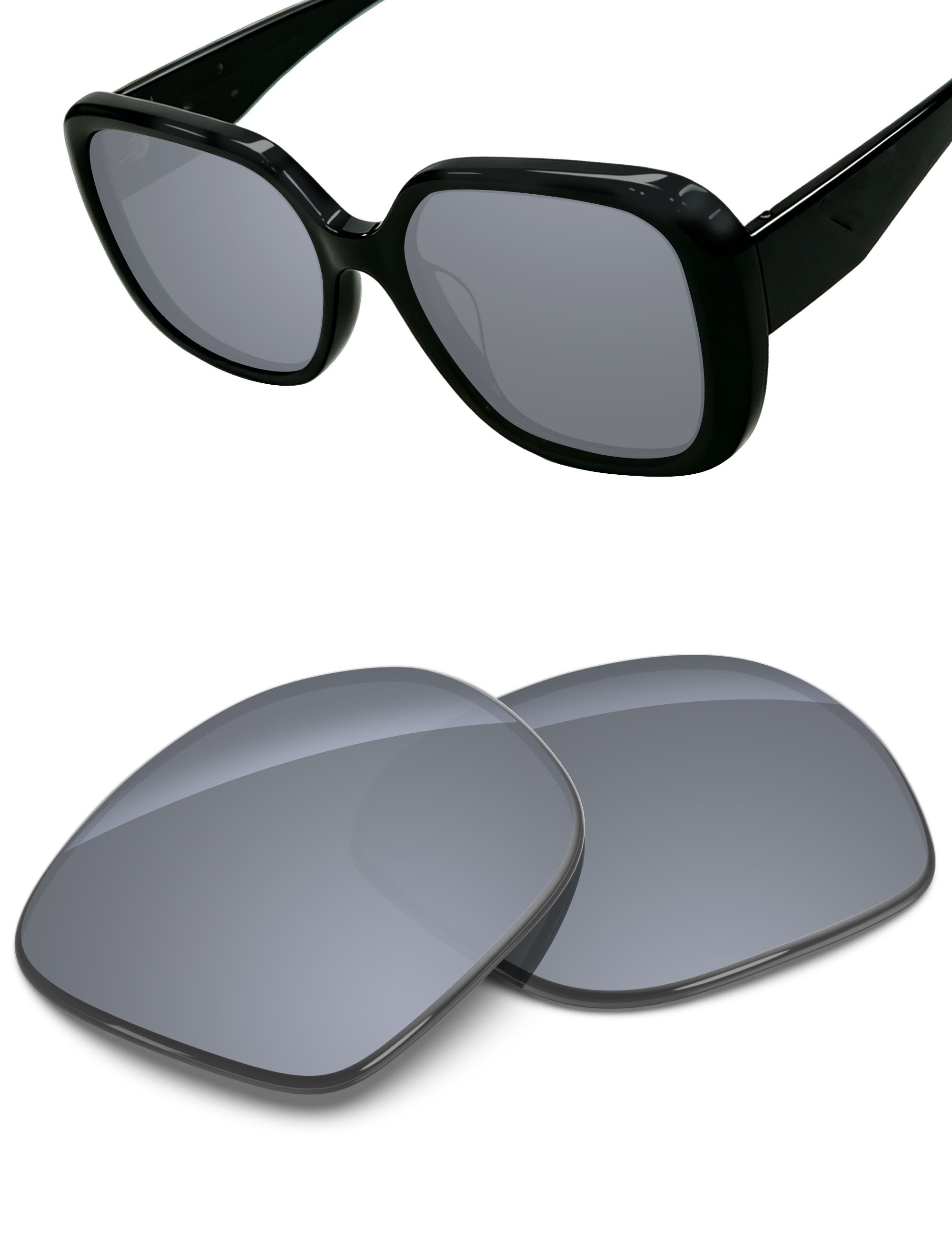 Silver Metallic FlashMirror™-Non-Polarized