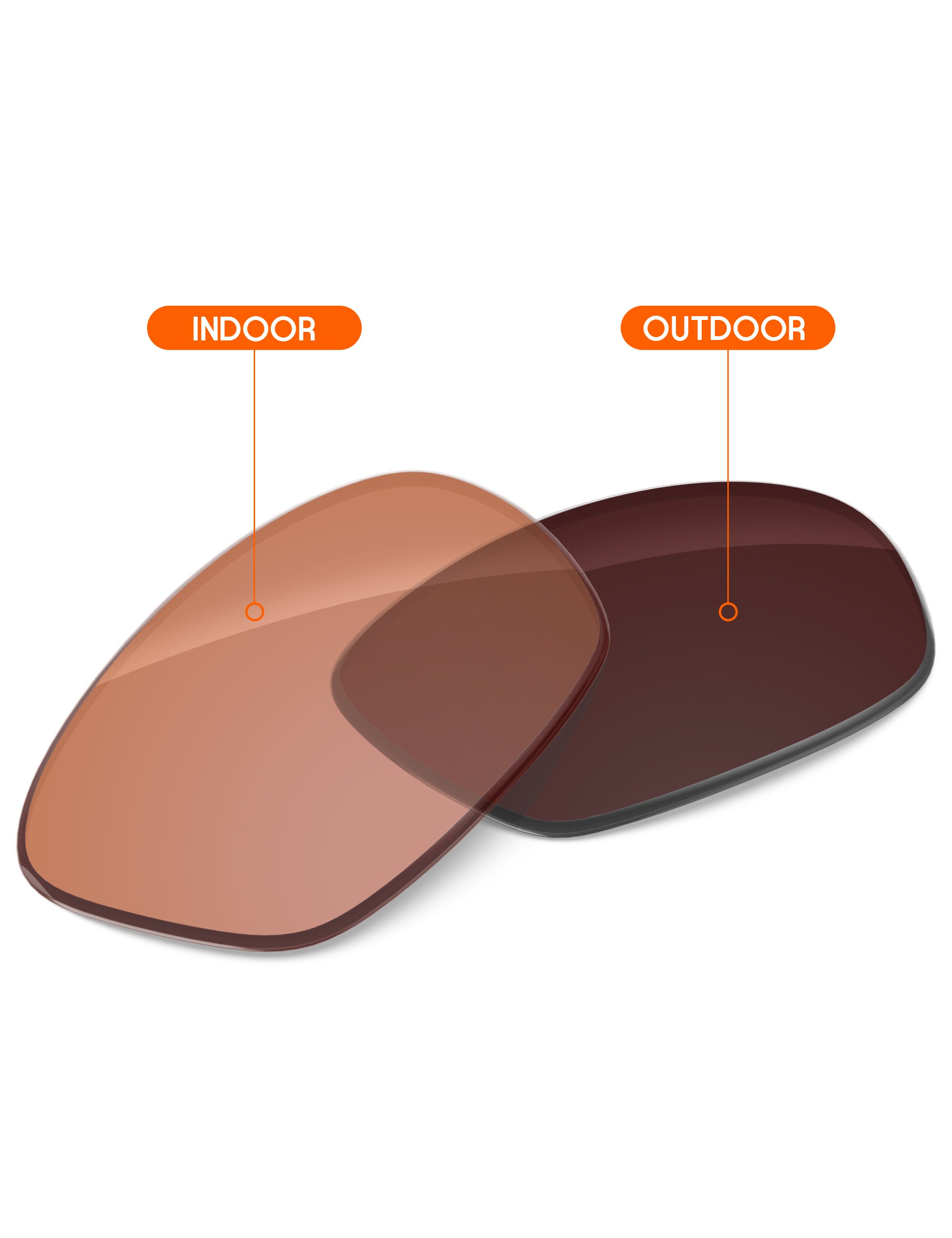 Orange Tint Photochromic-Non-Polarized