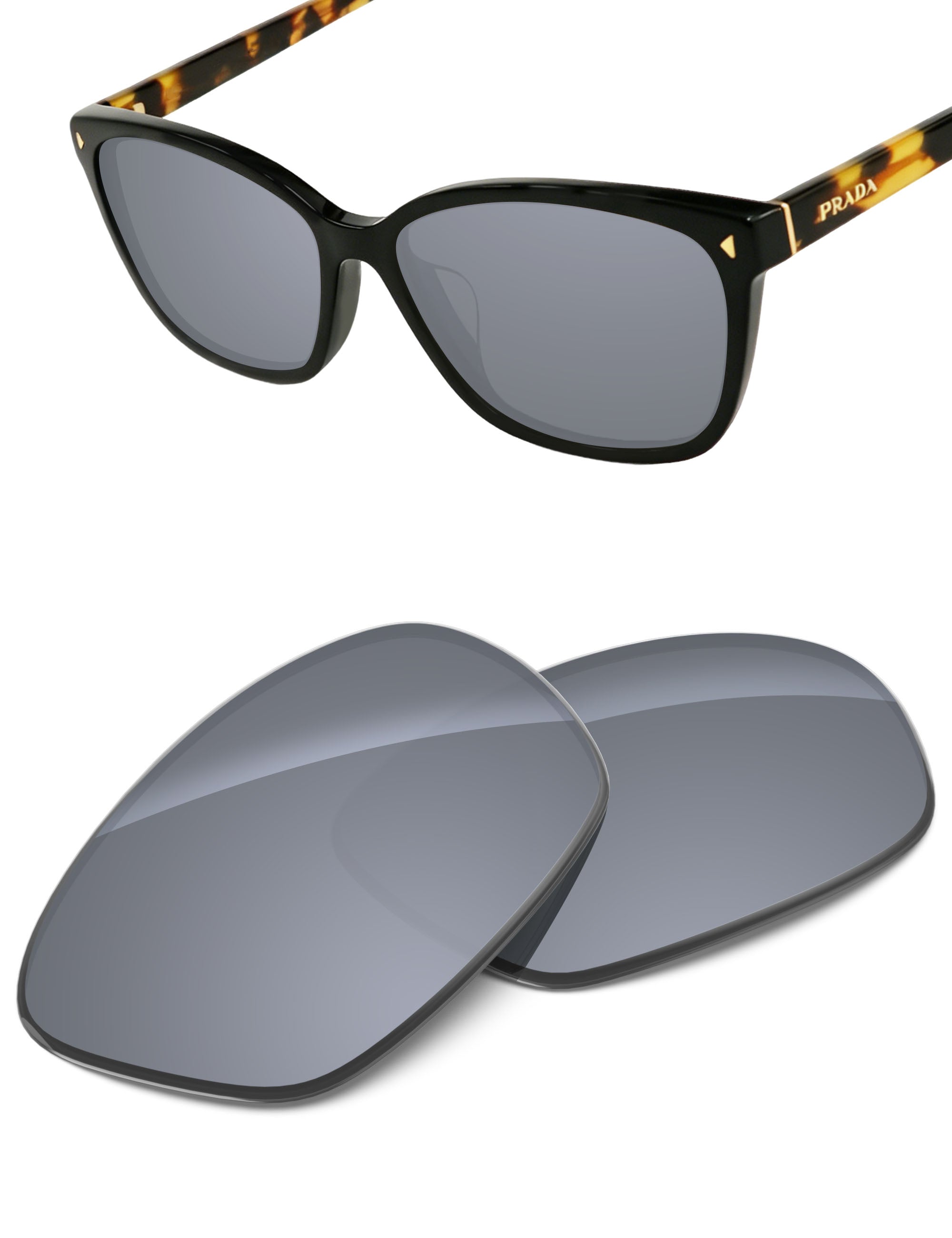 Silver Metallic FlashMirror™-Non-Polarized