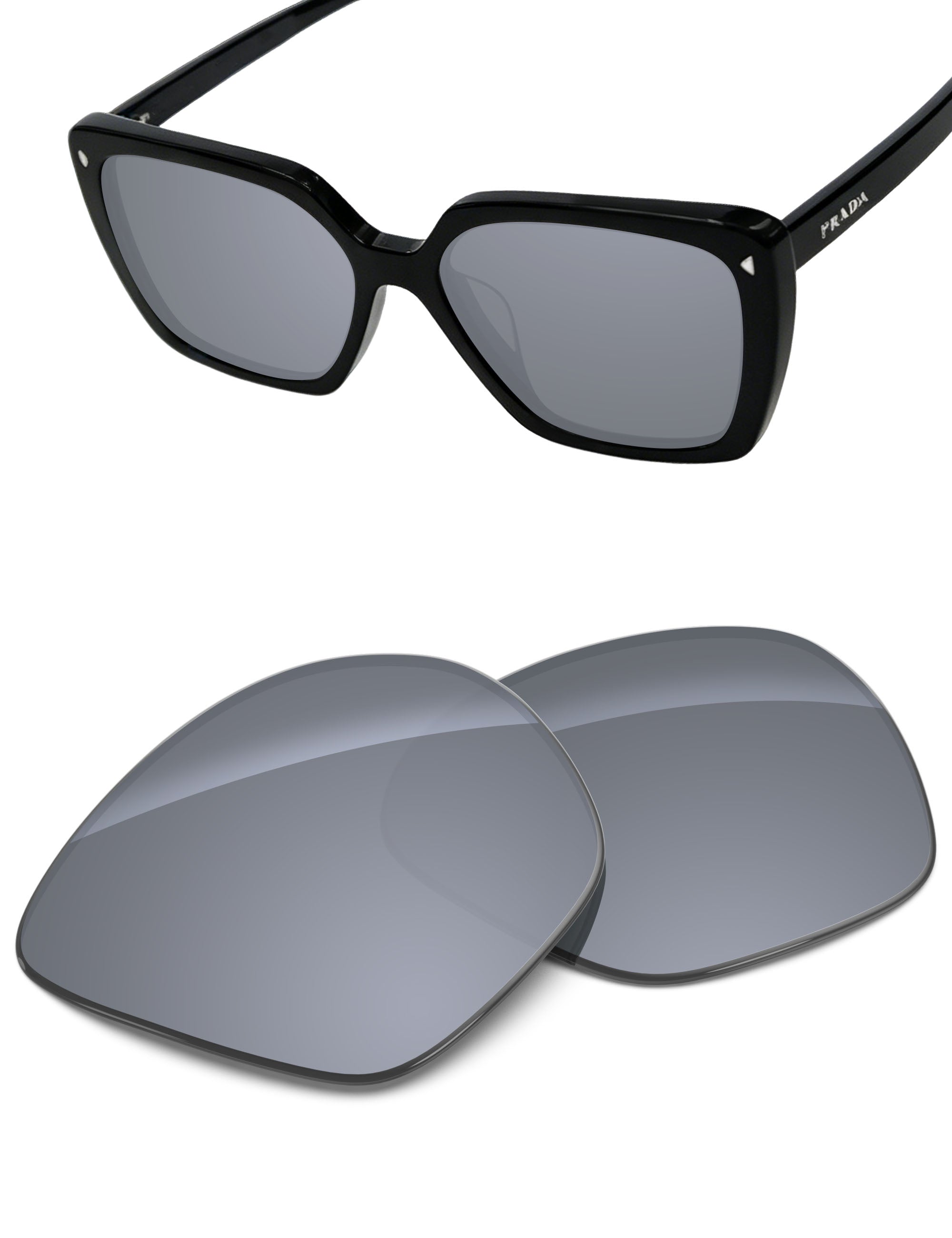 Silver Metallic FlashMirror™-Non-Polarized